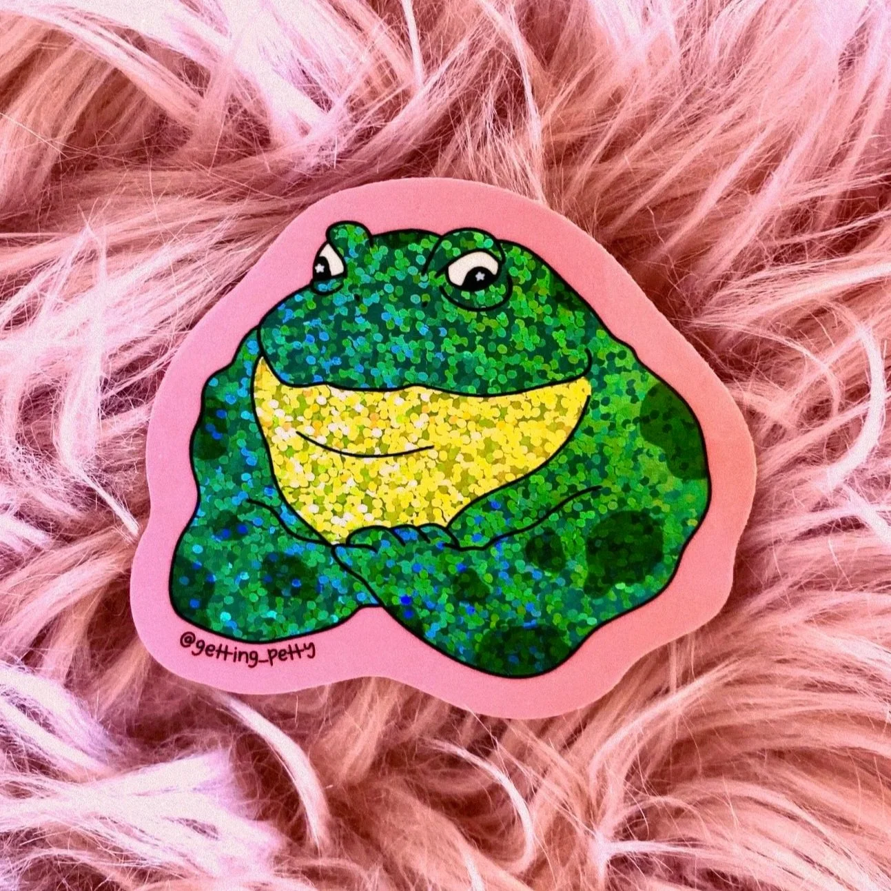 Toadally Upset Sticker