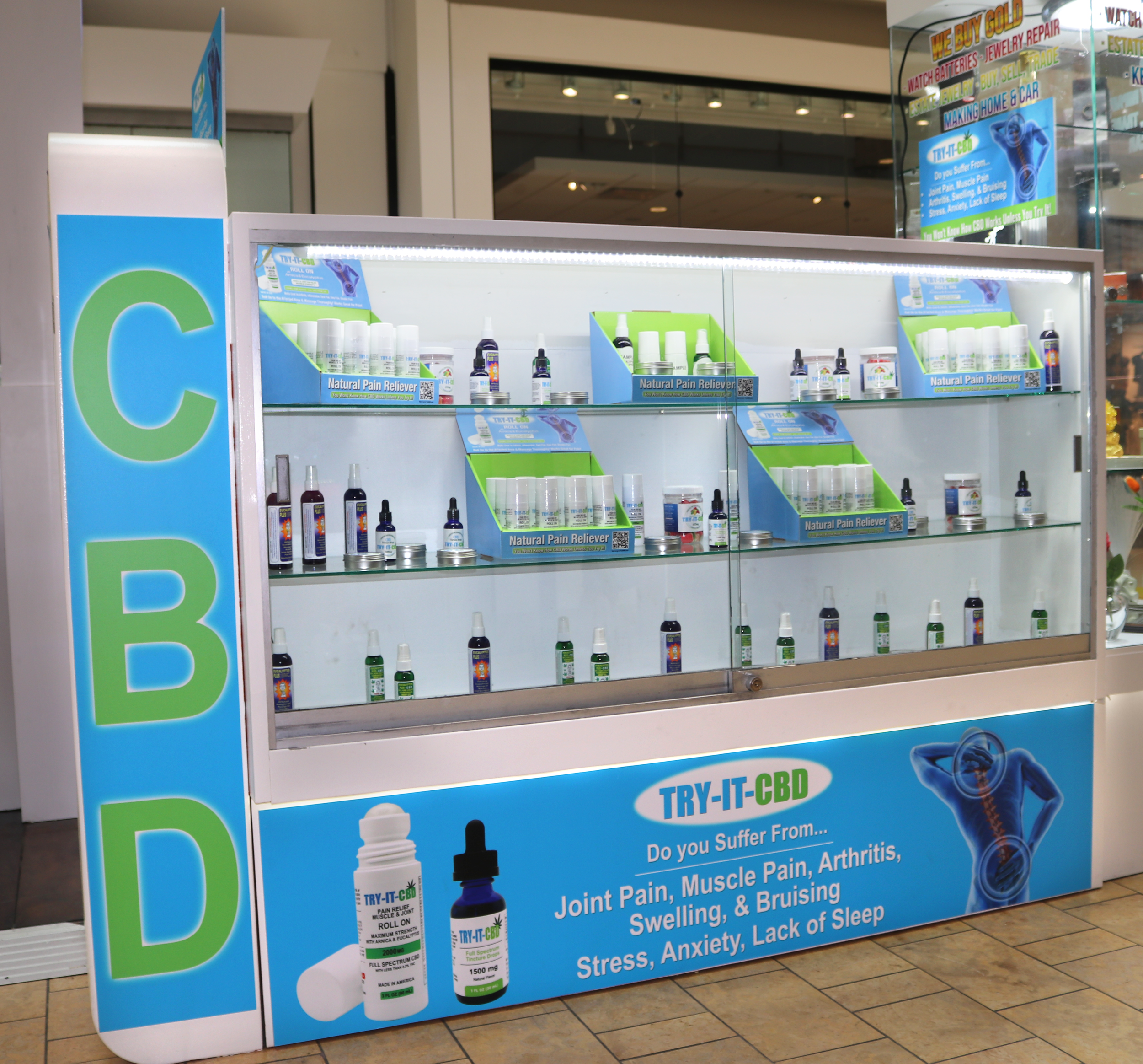 TRY-IT-CBD Kiosk