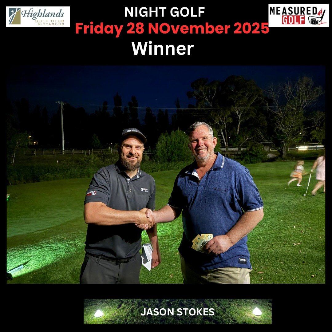 Final NIGHT GOLF SHOOT QUALIFIER  done and dusted!

After 12 months of balls in the creek, out of bounds and near misses we have our Champions and Runners Up of the Night Golf Shoot Out for 2025.

Congratulations to Jason Stokes who took out the even
