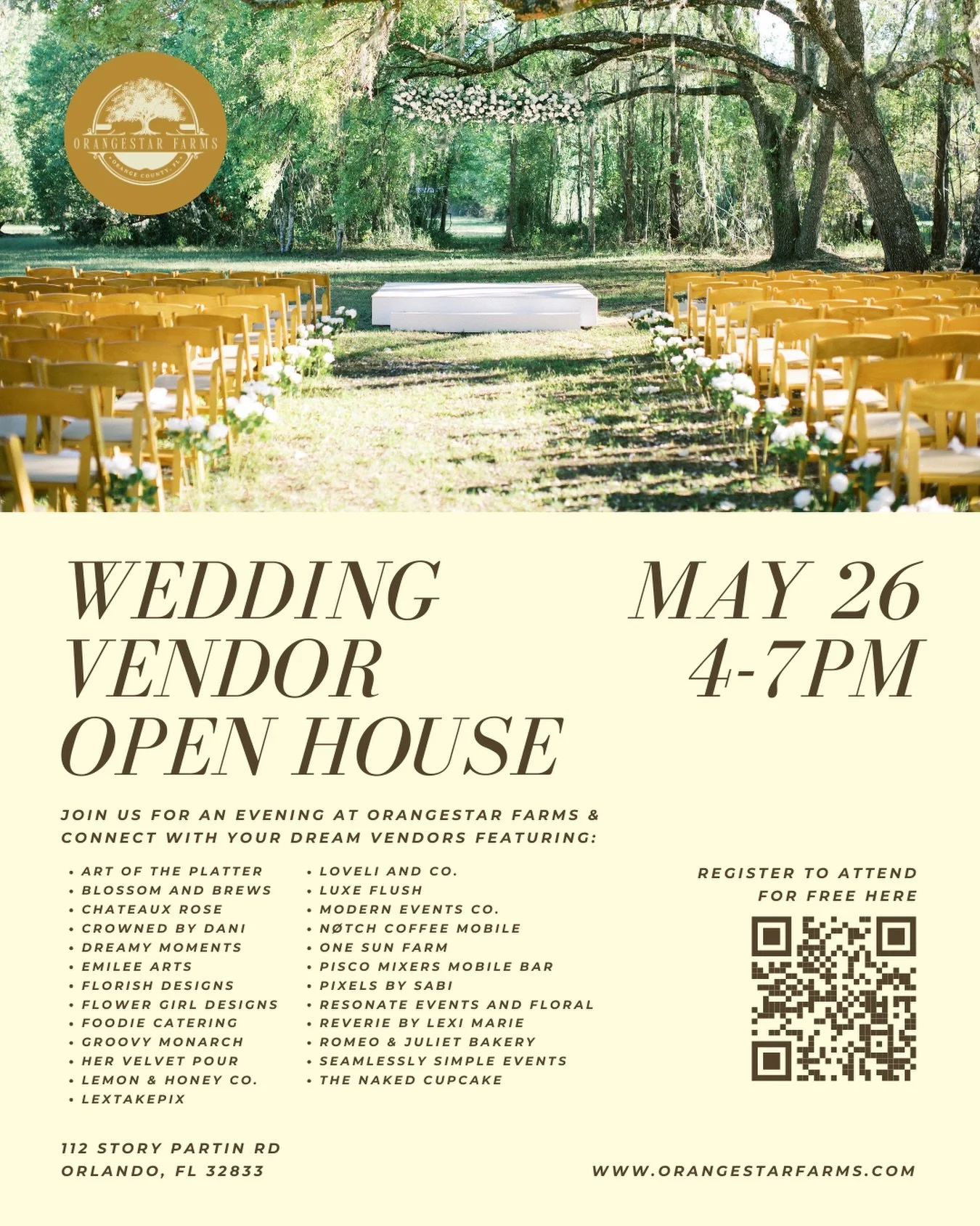 Open house next week at @orangestarfarms ! 🩵🥰