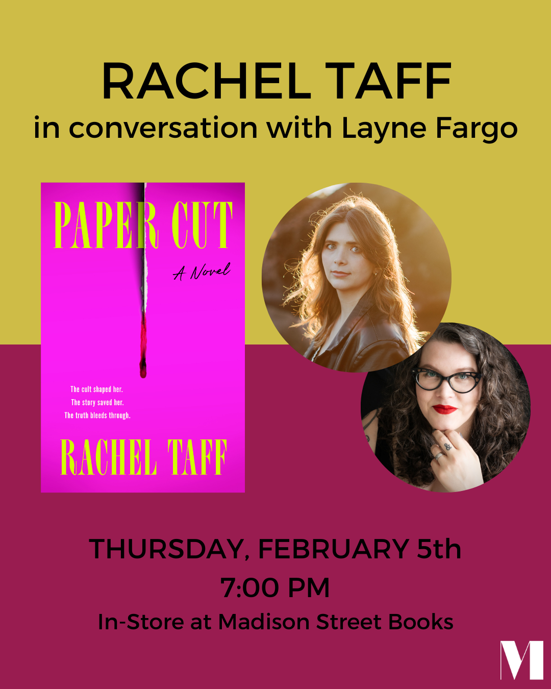 Paper Cuts by Rachel Taff Book Launch