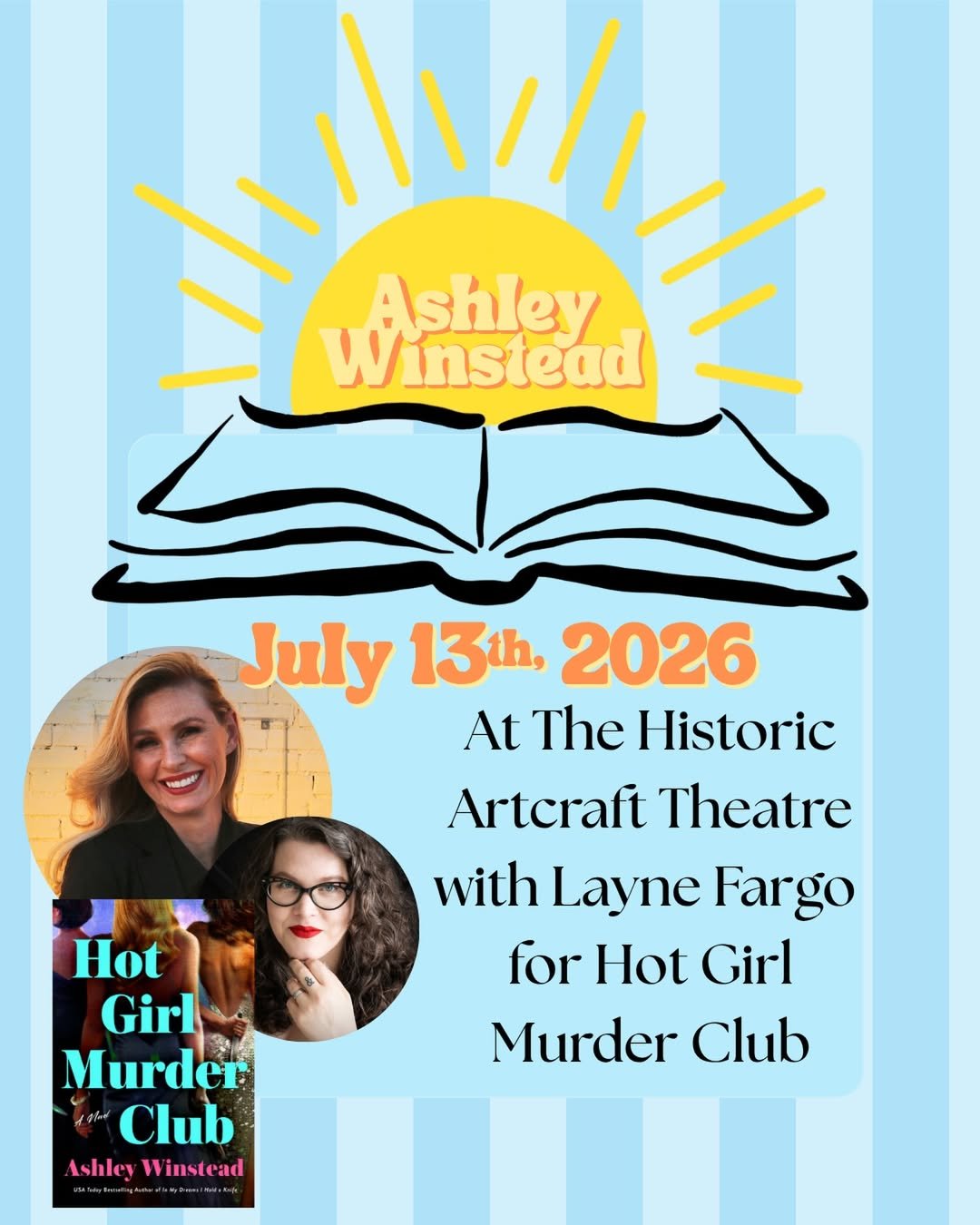 Hot Girl Murder Club‍ by Ashley Winstead Book Launch
