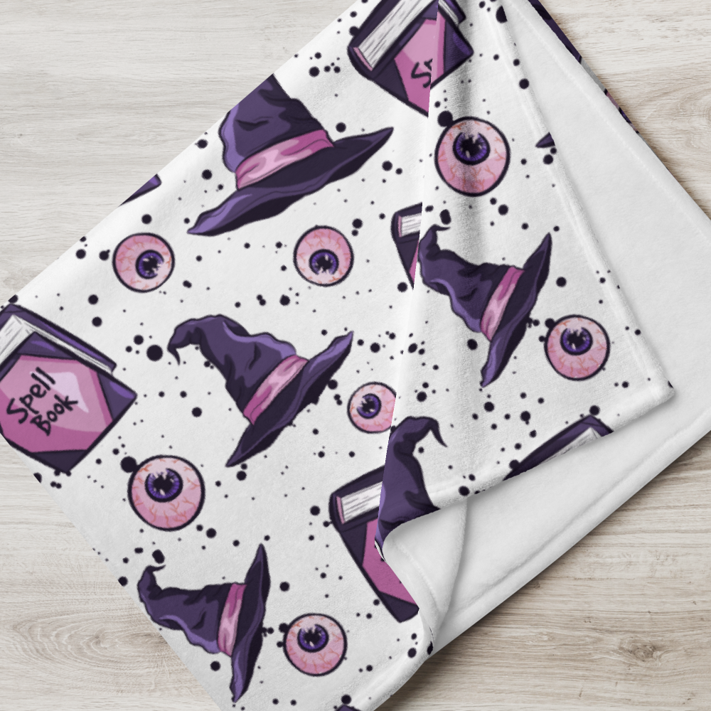 Spell Book Throw Blanket