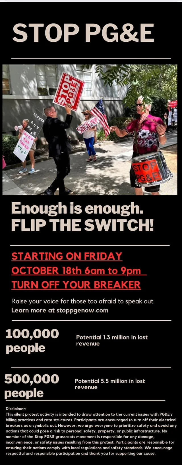 FLIP THE SWITCH EVENT
