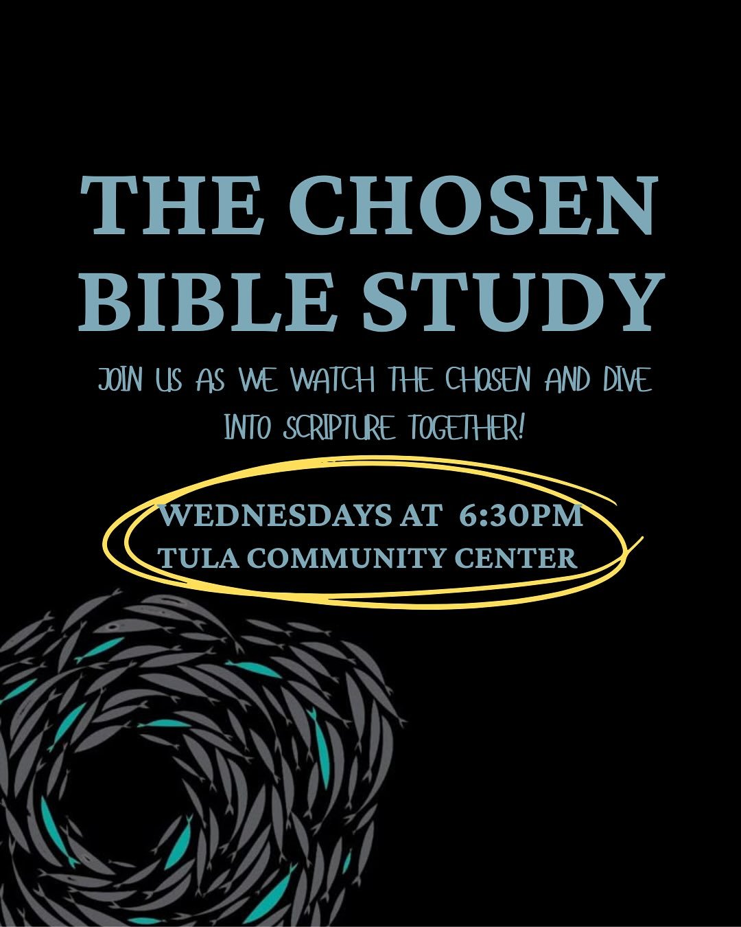 We&rsquo;re going to have a CHOSEN Bible study on campus 6:30pm at Tula! Dinner will provided as well. Hope you guys can join us!