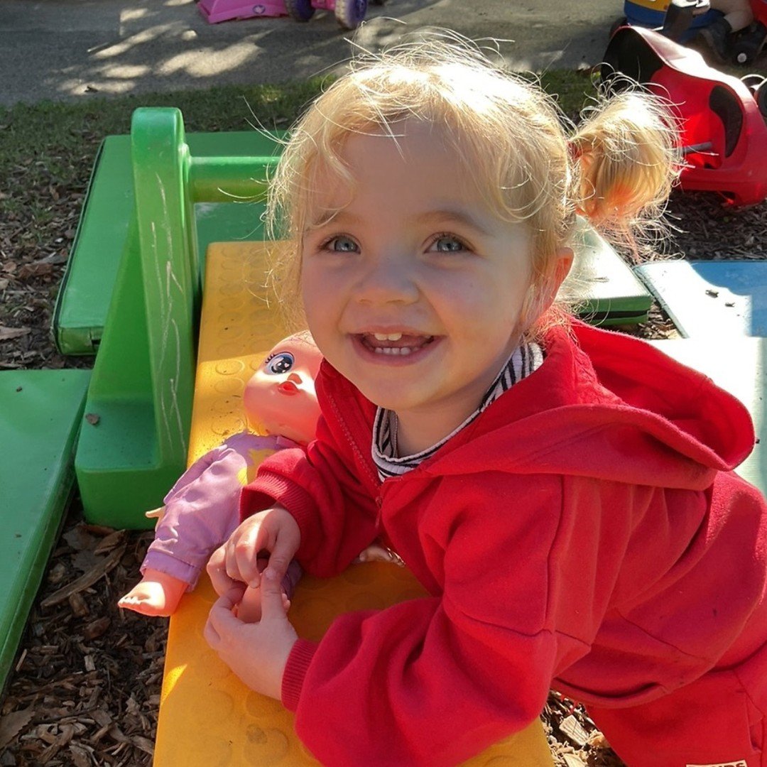 Yesterday was a delightful day in the Bilby Room! 

Anticipating chilly weather, we bundled up after morning tea to enjoy the outdoors. The sun soon emerged, warming us enough to shed our coats.

We brought out bikes for some fun; everyone had a chan