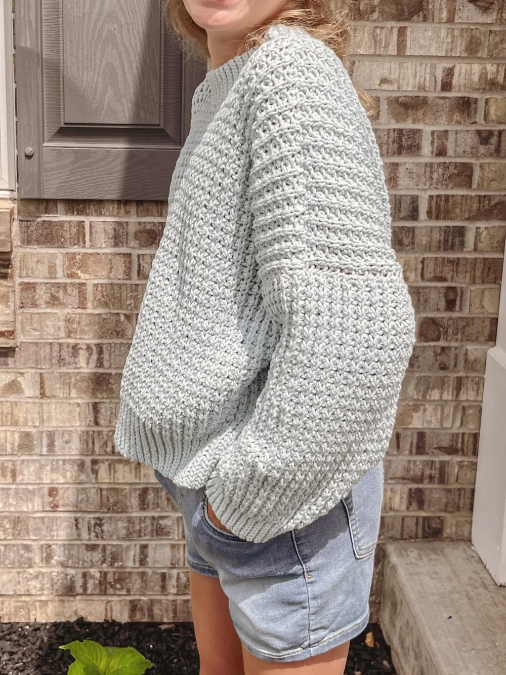 weekend waffle sweater kids — woolbird