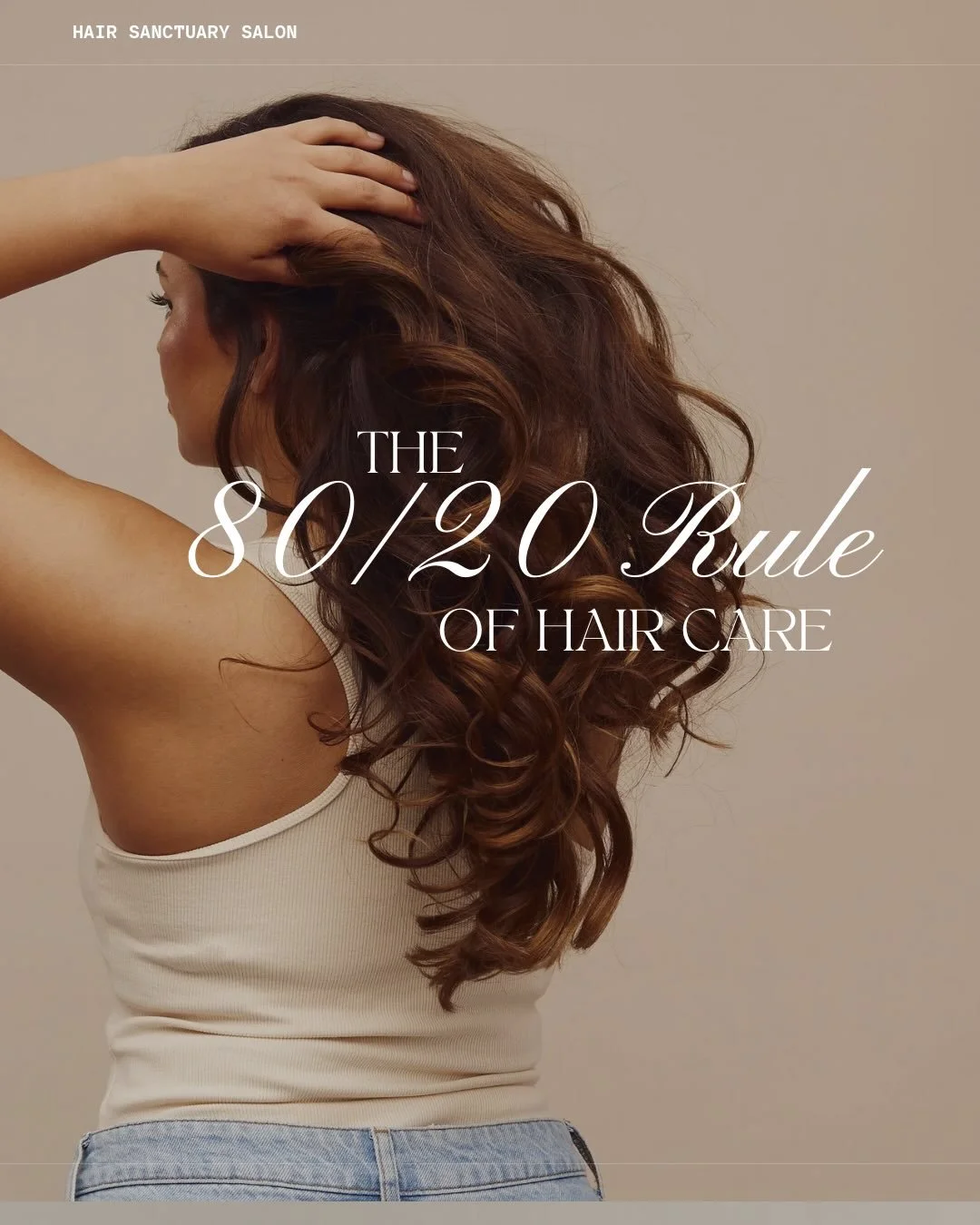 The 80/20 rule of Hair Care. We can and have performed some serious hair miracles. That said what happens in the salon is only about 20% of your hair story. The other 80% is what happens at home. The health of your hair depends on what you do here. Y