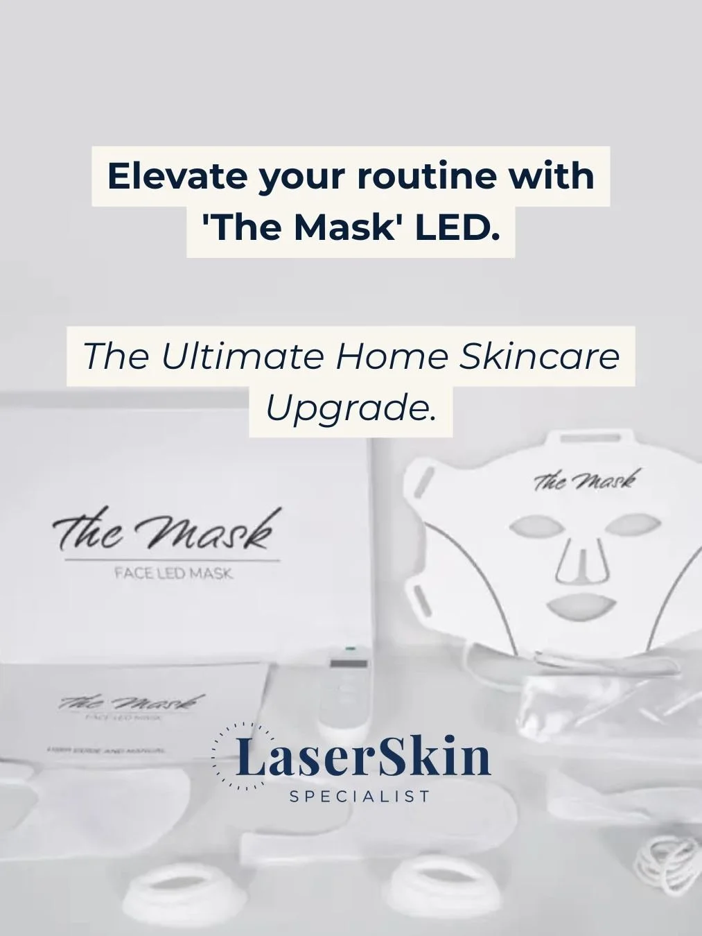 ✨ The Ultimate Home Skincare Upgrade: Meet 'The Mask' LED Face Mask! ✨

Imagine bringing clinic level skin enhancement into the comfort of your own home. 

With 'The Mask' LED Face Mask, you can! 

This isn't just another gadget; it's a powerful tool