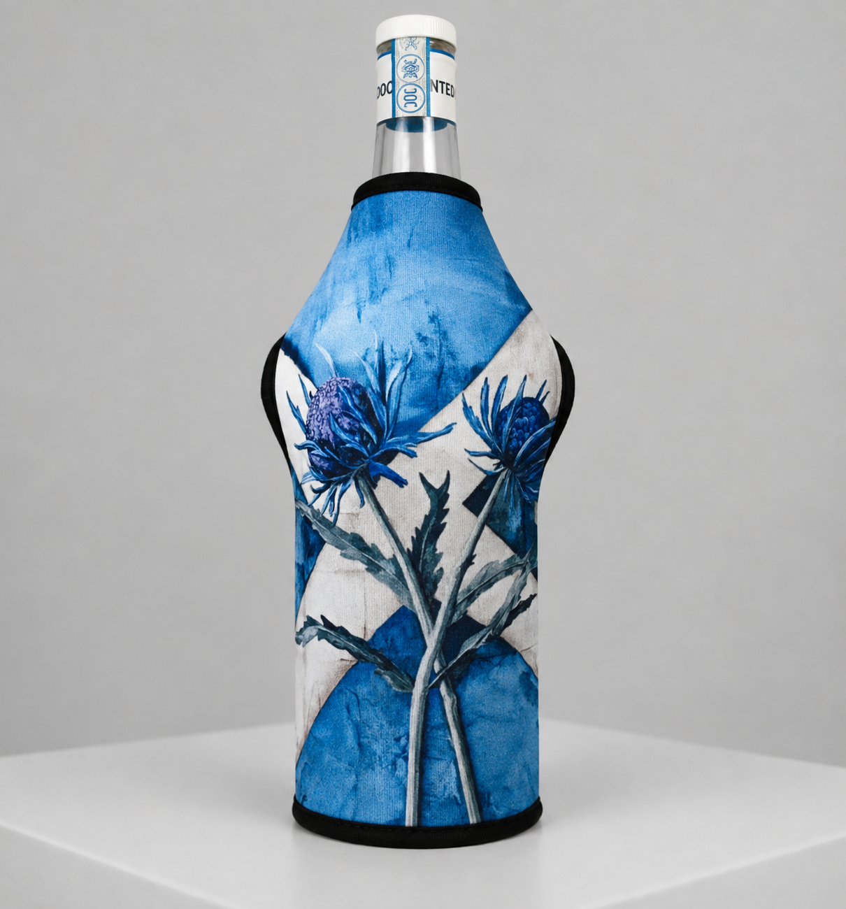 Thistle/Saltire beer bottle cooler