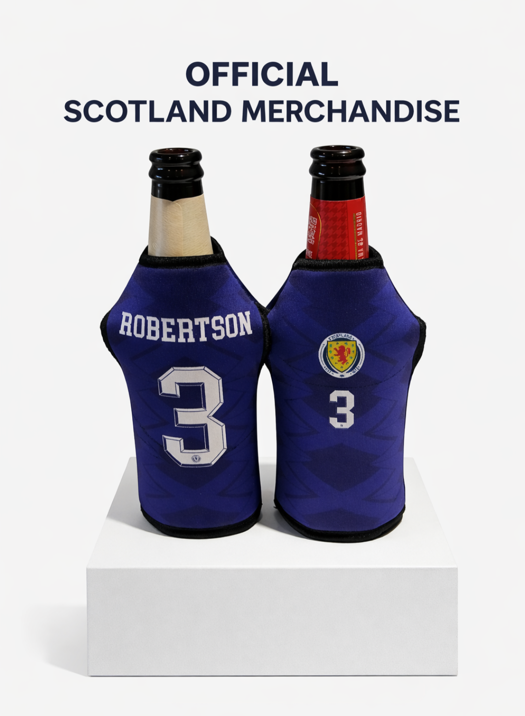 Official Andy Robertson beer bottle cooler