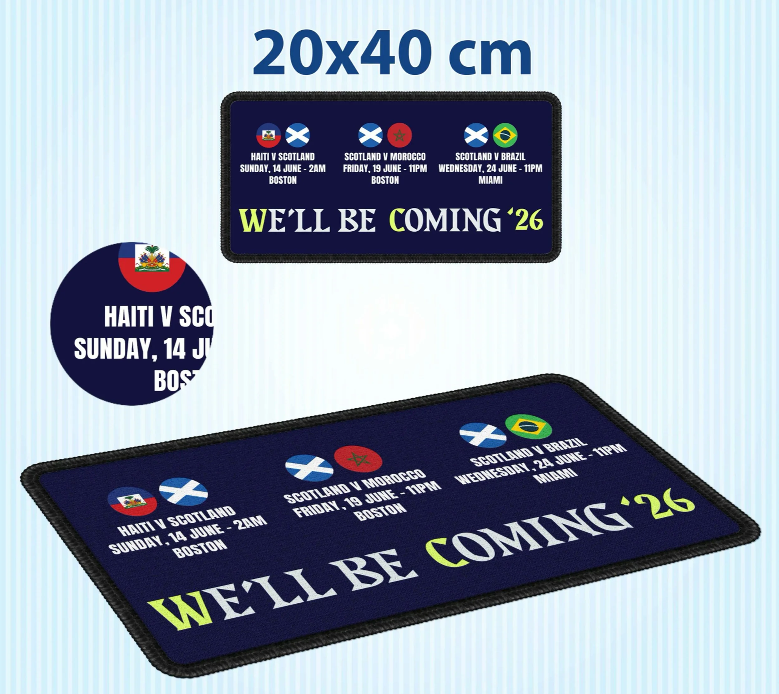 Official Scottish Football Association small bar runner