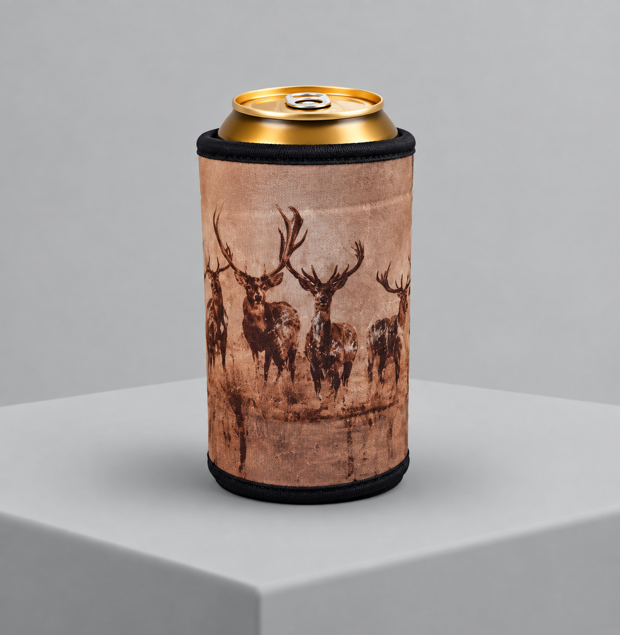 Highland Stag can cooler