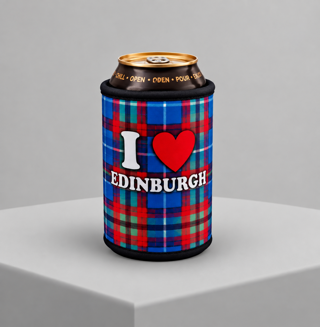I Love Edinburgh Can Cooler