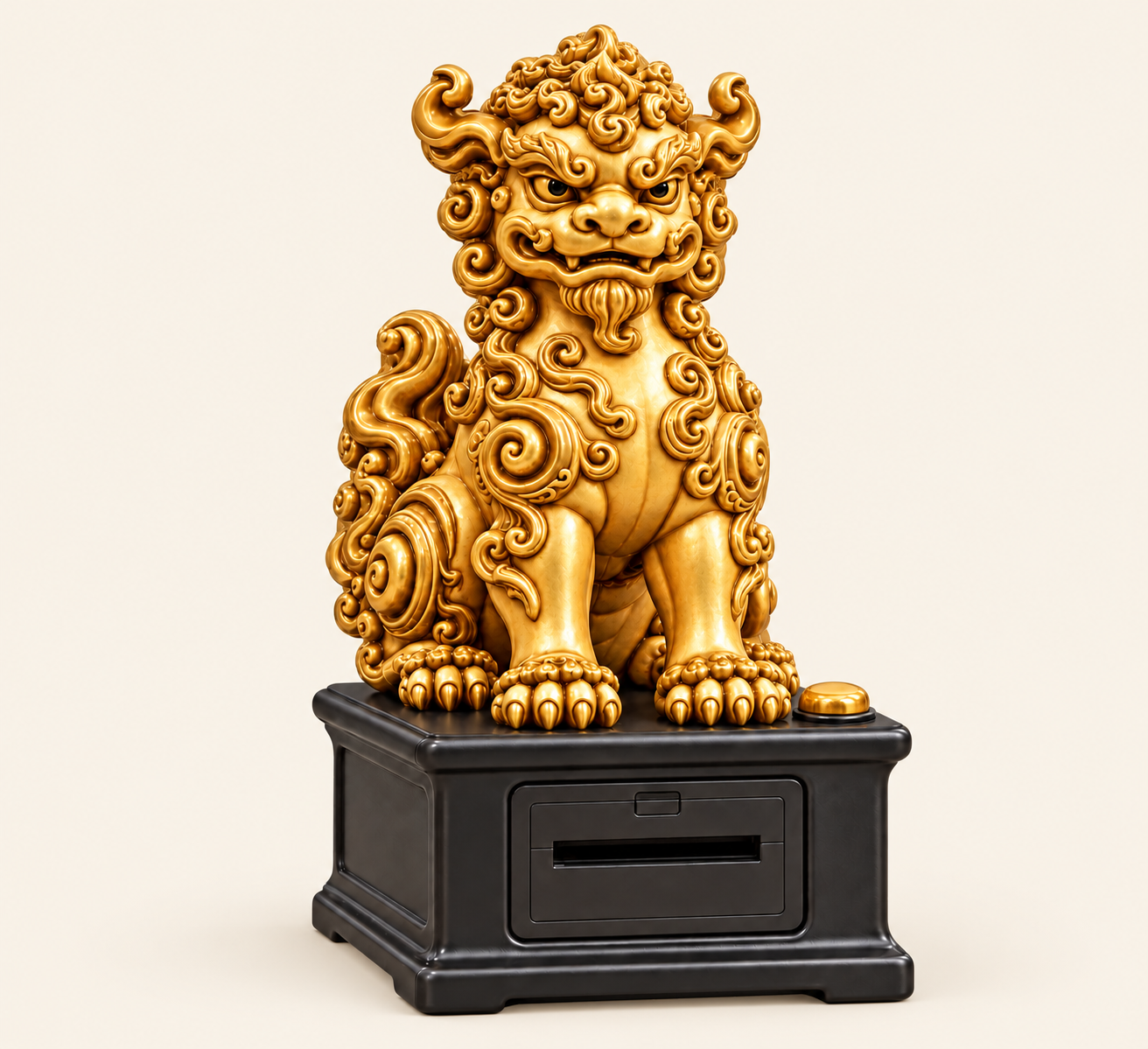 Nghê sculpture on warm cream backdrop-1.png