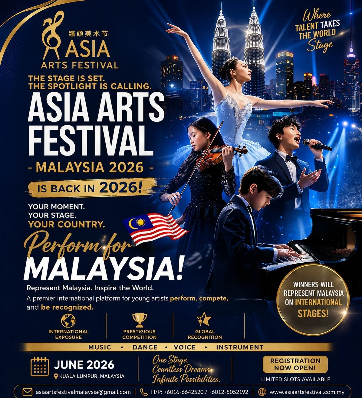 Malaysia'a Asia Arts Festival 2026
