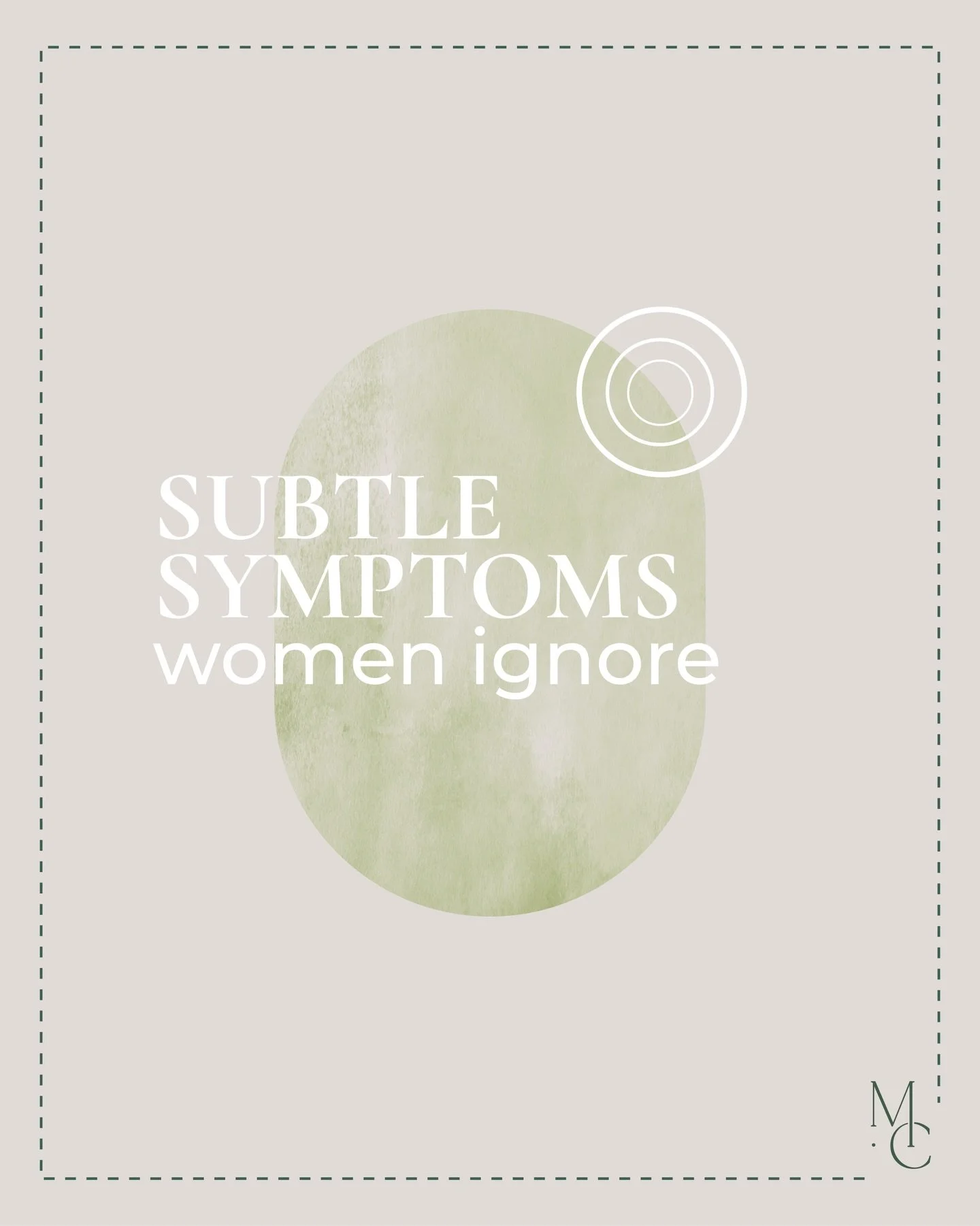 You know your body best&hellip; but are you listening to it?

Fatigue that won&rsquo;t go away. Hormonal changes. Irregular cycles. Brain fog.
These aren&rsquo;t just &ldquo;normal&rdquo;&mdash;they&rsquo;re signals.

Too many women push through symp