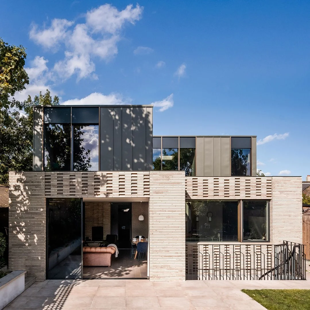 A beautiful contemporary home &ndash; Cantilever House in Dulwich, South London. Another fun and rewarding collaboration with @edgleydesign, the structural challenges included the striking cantilever over the entrance and squeezing in a basement arou
