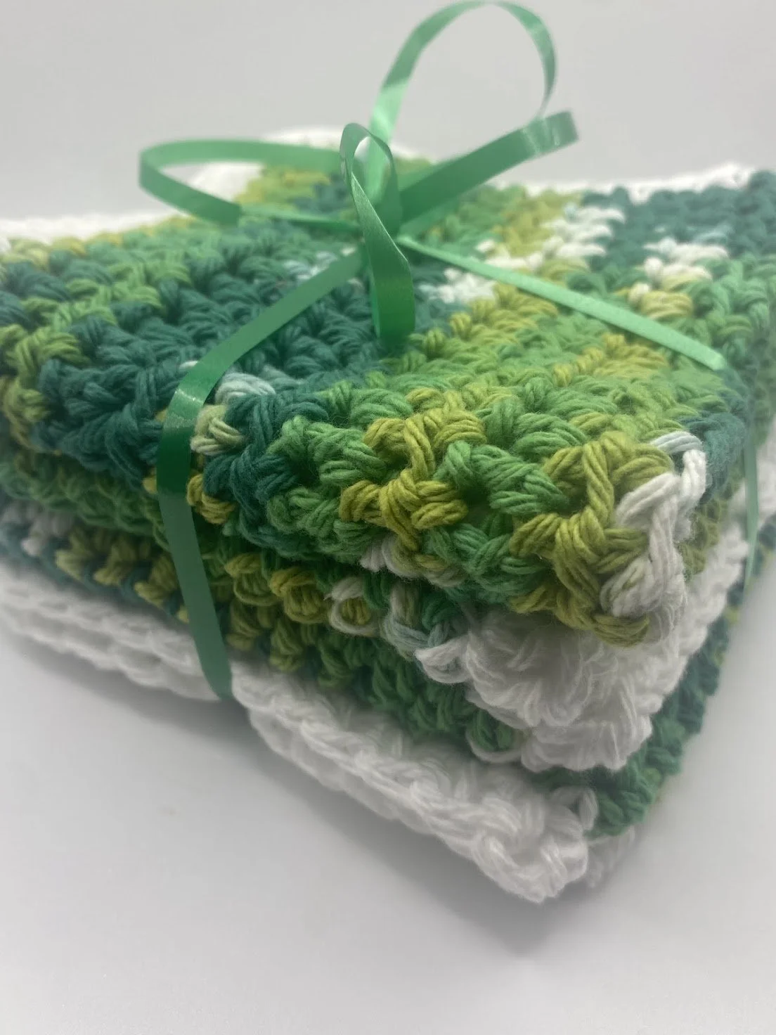 Cotton Dishcloths/Washcloths - Ecofriendly Kitchen Or Bath