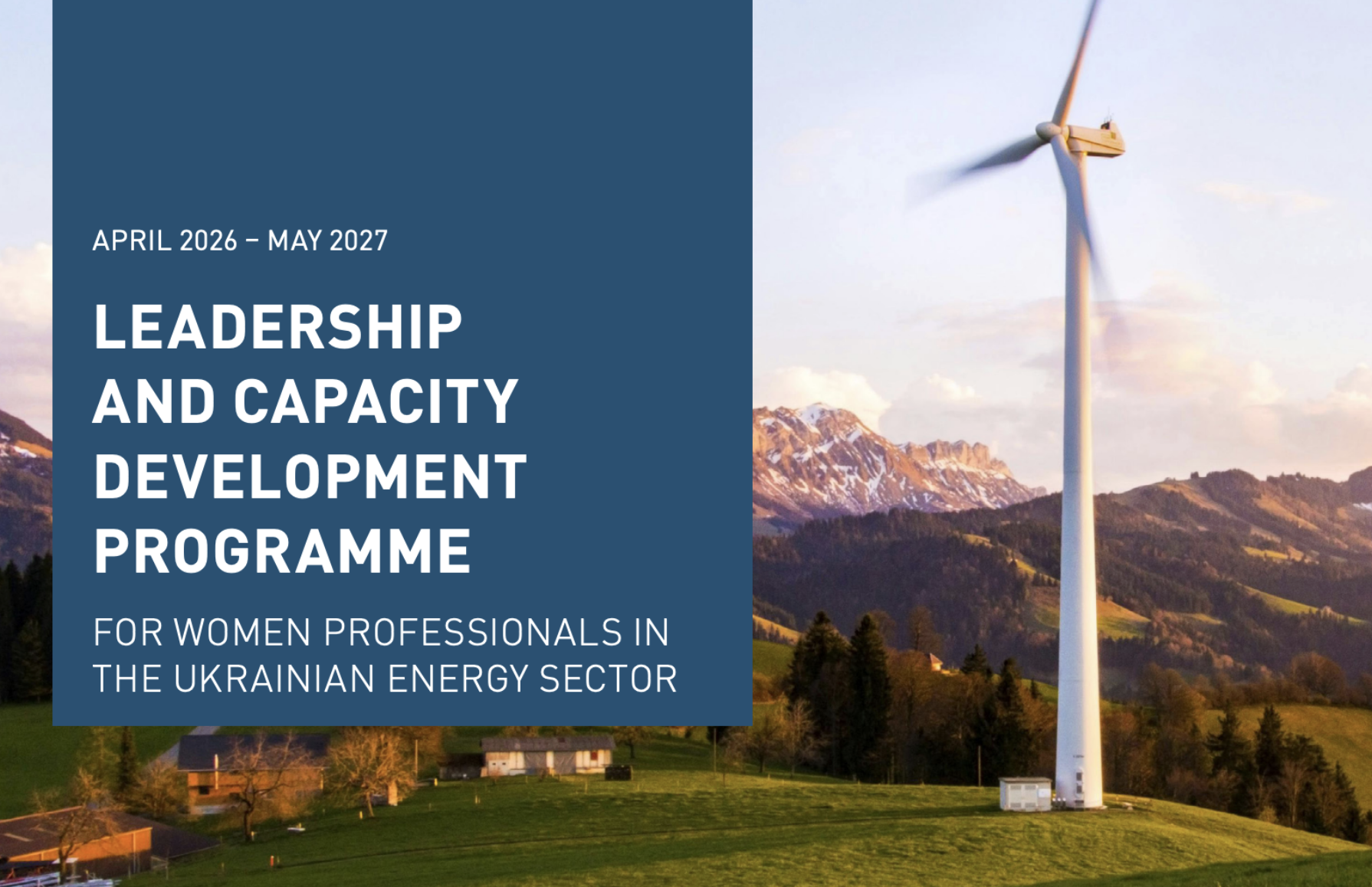 Open Call: Leadership and Capacity Development Programme for Women Professionals in Ukrainian Energy Sector