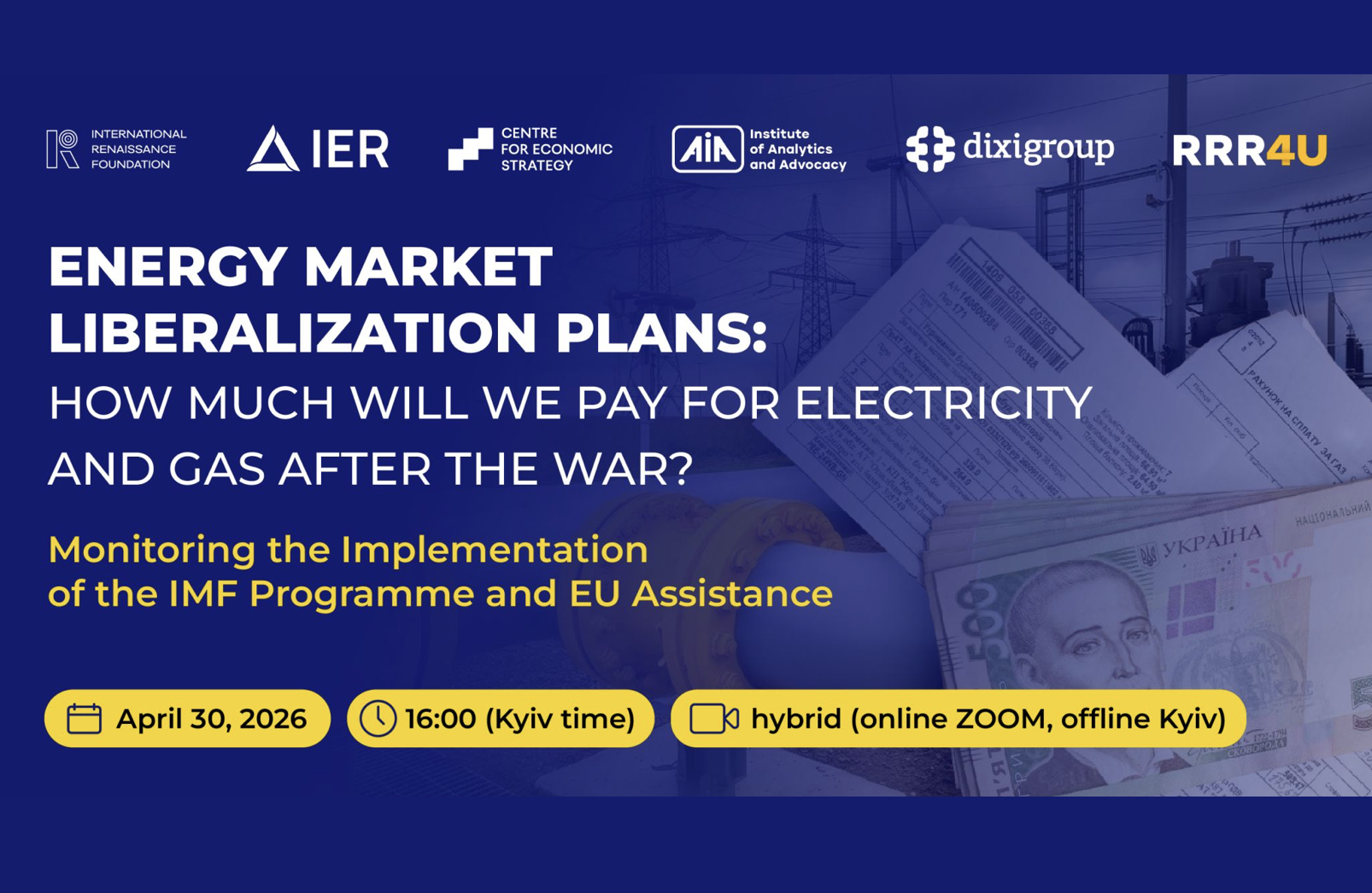 Energy market liberalisation plans: How much will we pay for electricity and gas after the war?