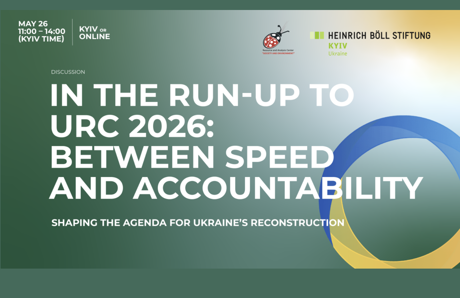 In the run-up to URC 2026: Between speed and accountability. Shaping the agenda for Ukraine’s reconstruction