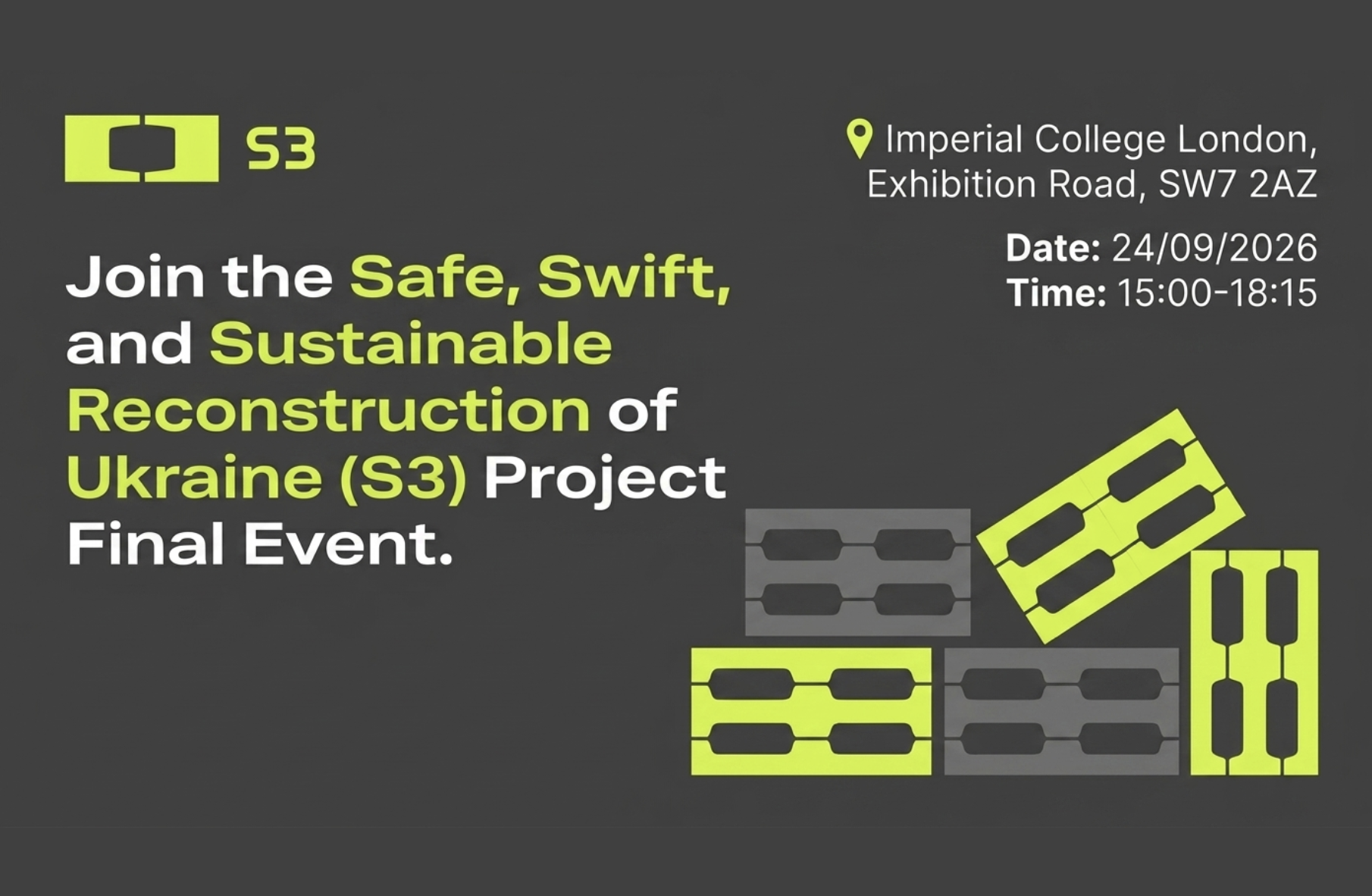 Safe, Swift, and Sustainable Reconstruction of Ukraine Project Final Event