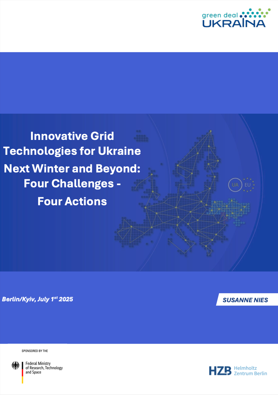 Innovative grid technologies to support Ukraine’s power sector recovery, security, and EU integration