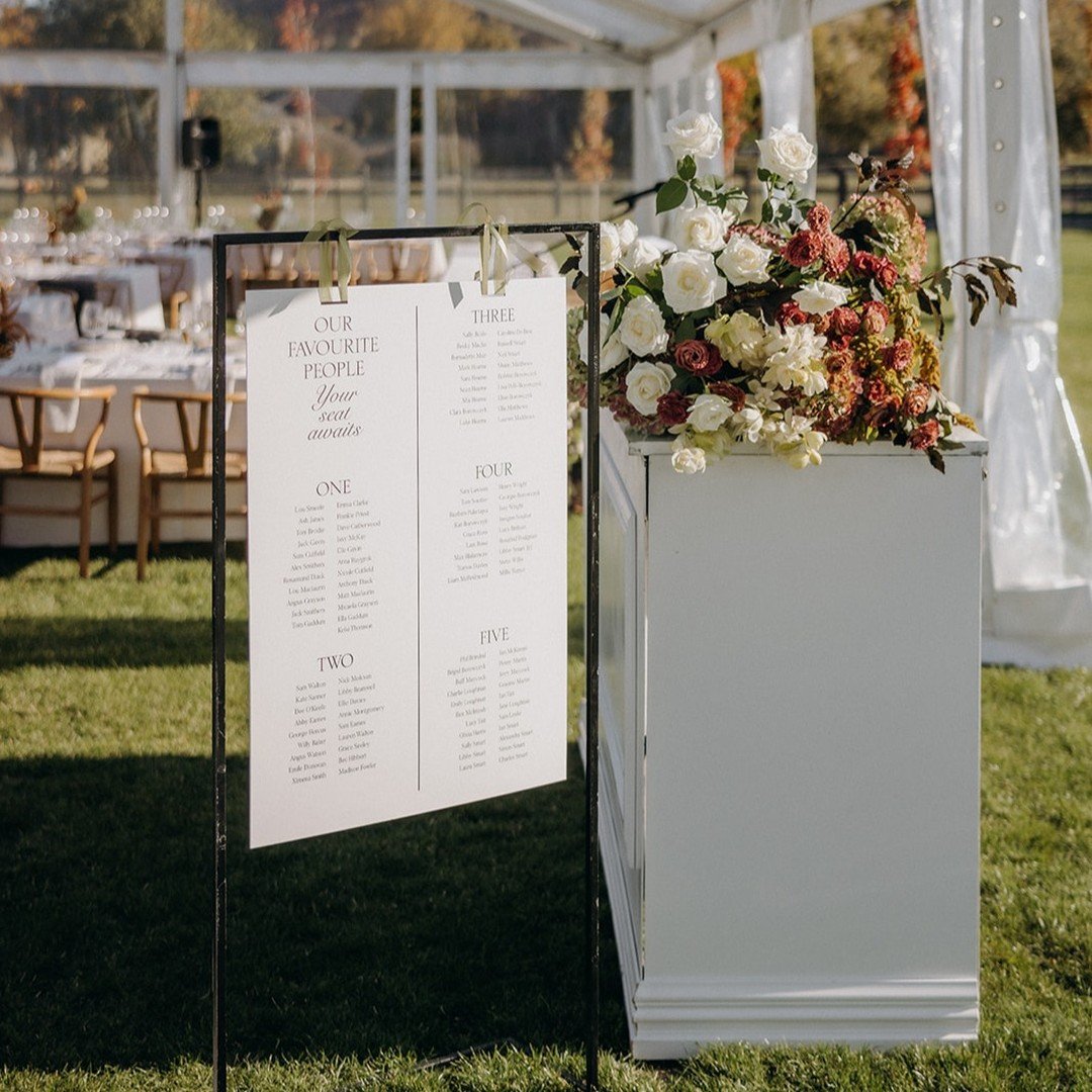 Details of Charlotte and Hamish's beautiful Wanaka Wedding.
We so enjoyed styling these beautiful tables for their guests. Imagine arriving to this marquee set up... 

Photographer: @anagalloway
Planning &amp; Styling: @hayley_and_co
Furniture: @hayl