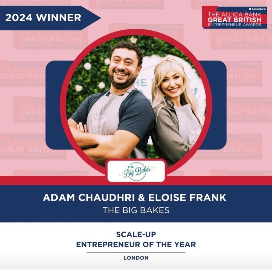 4 years ago, The Big Bakes won Start-Up of the Year and now, we've only gone and won Scale-Up Entrepreneur of the year! 

We&rsquo;ve grown beyond our wildest dreams. From hosting thousands of bakers annually to expanding our reach and working so har