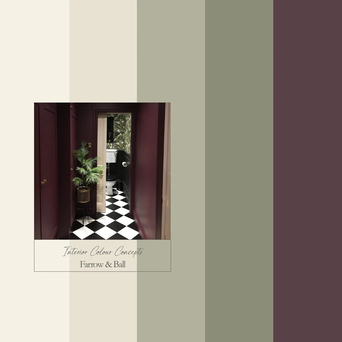 Farrow & Ball Colour Board 188