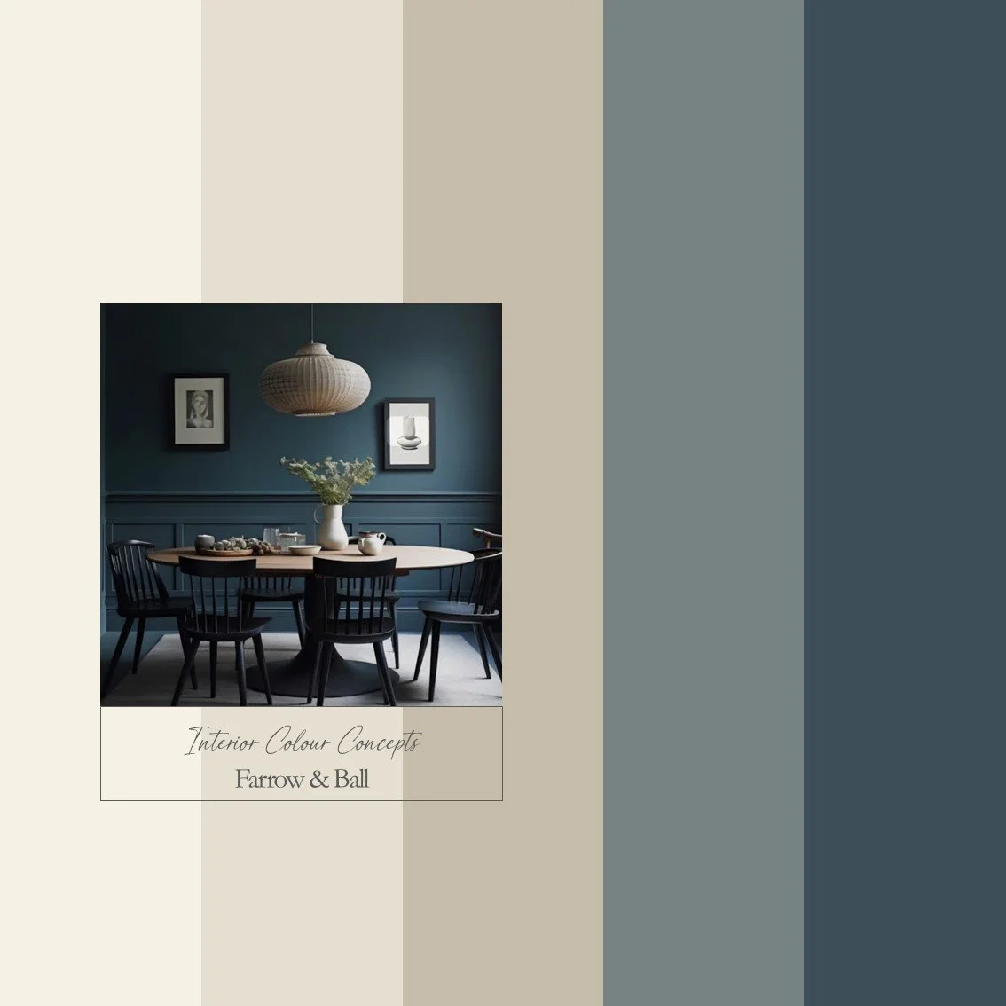 Farrow & Ball Colour Board 155