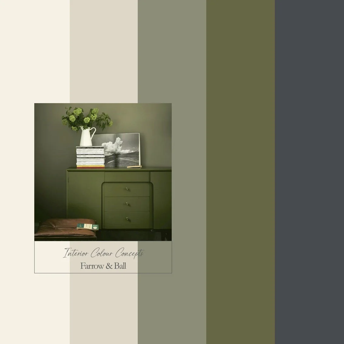 Farrow & Ball Colour Board