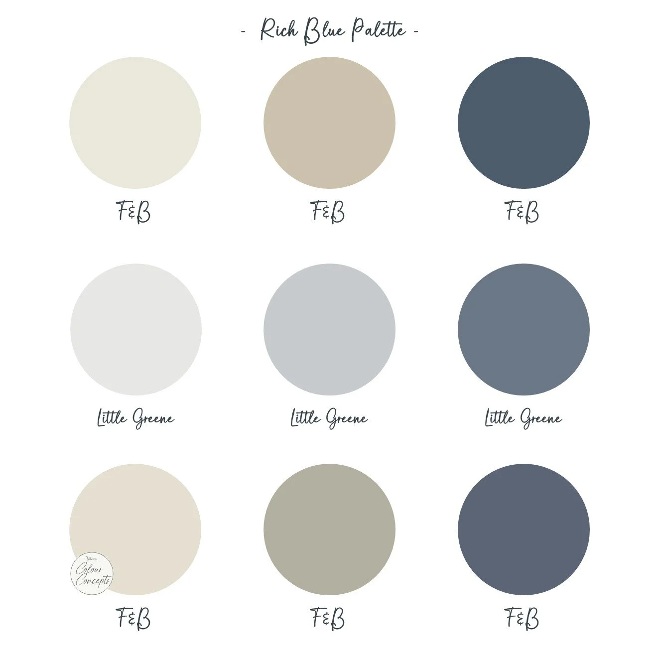 Rich Blue Palette
