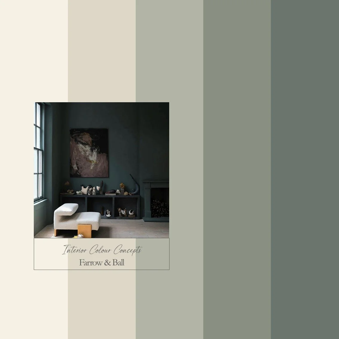 greens with subtle blue undertones