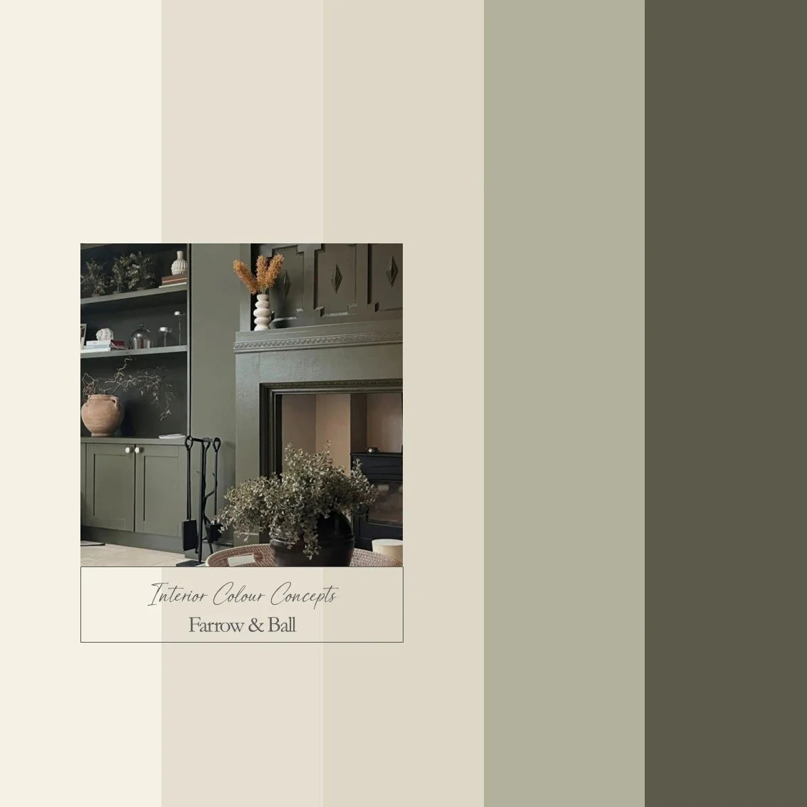 Farrow & Ball Colour Board