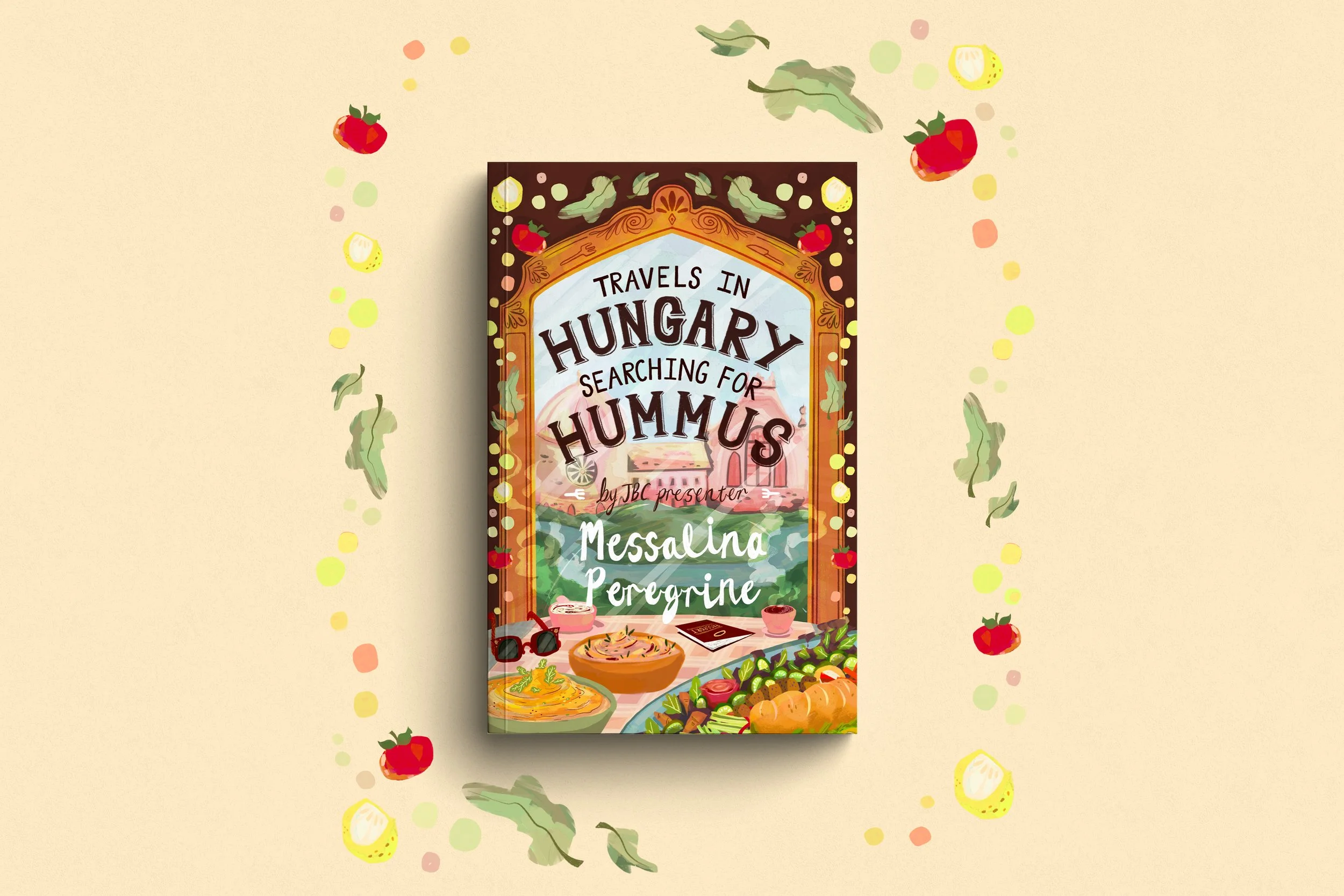 Searching For Hummus | Book Cover Illustration