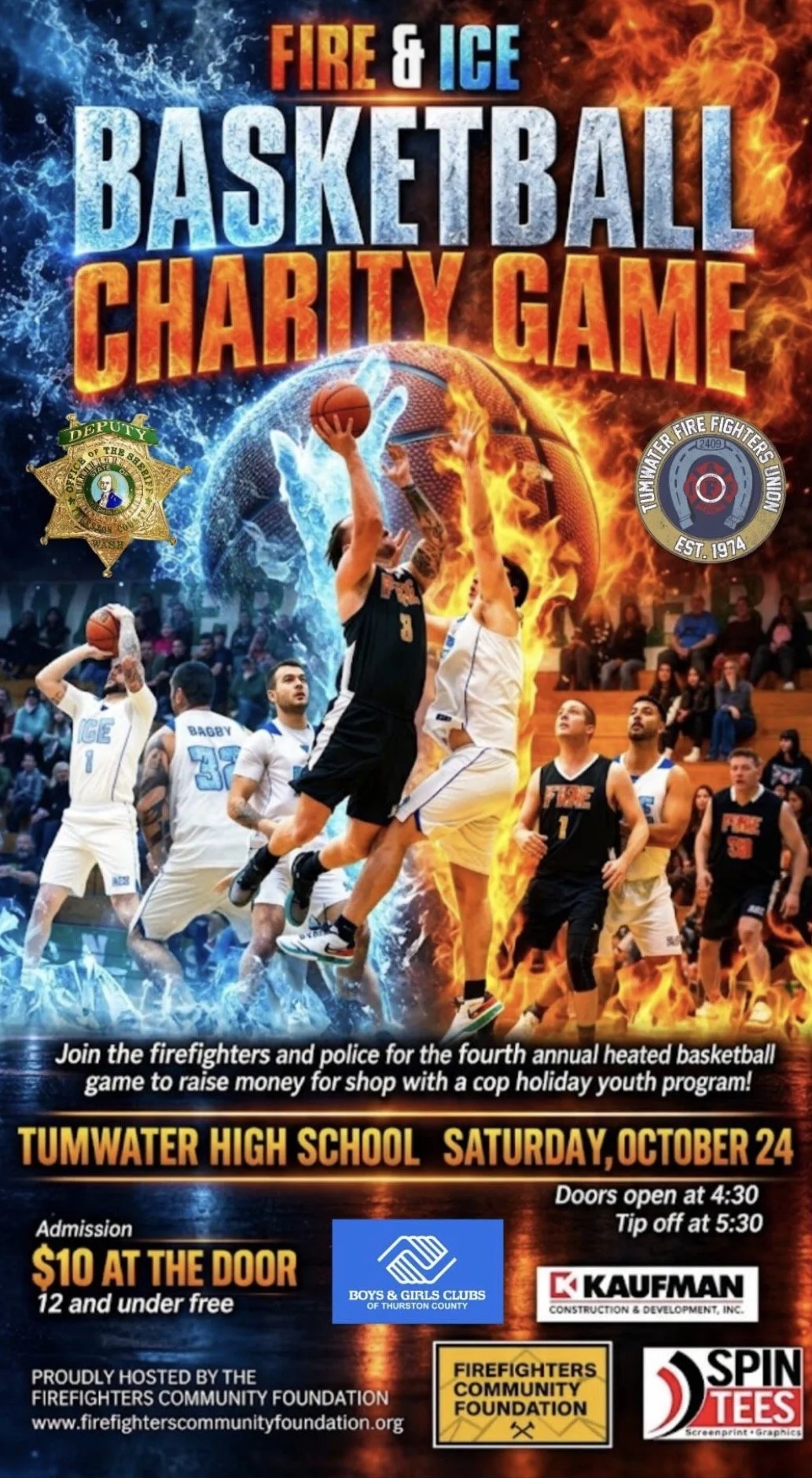 Fire And ice basketball game