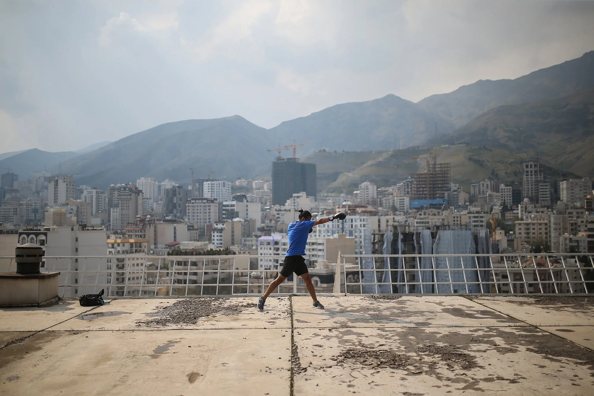 Farzam Saleh, Rooftop , 2020
