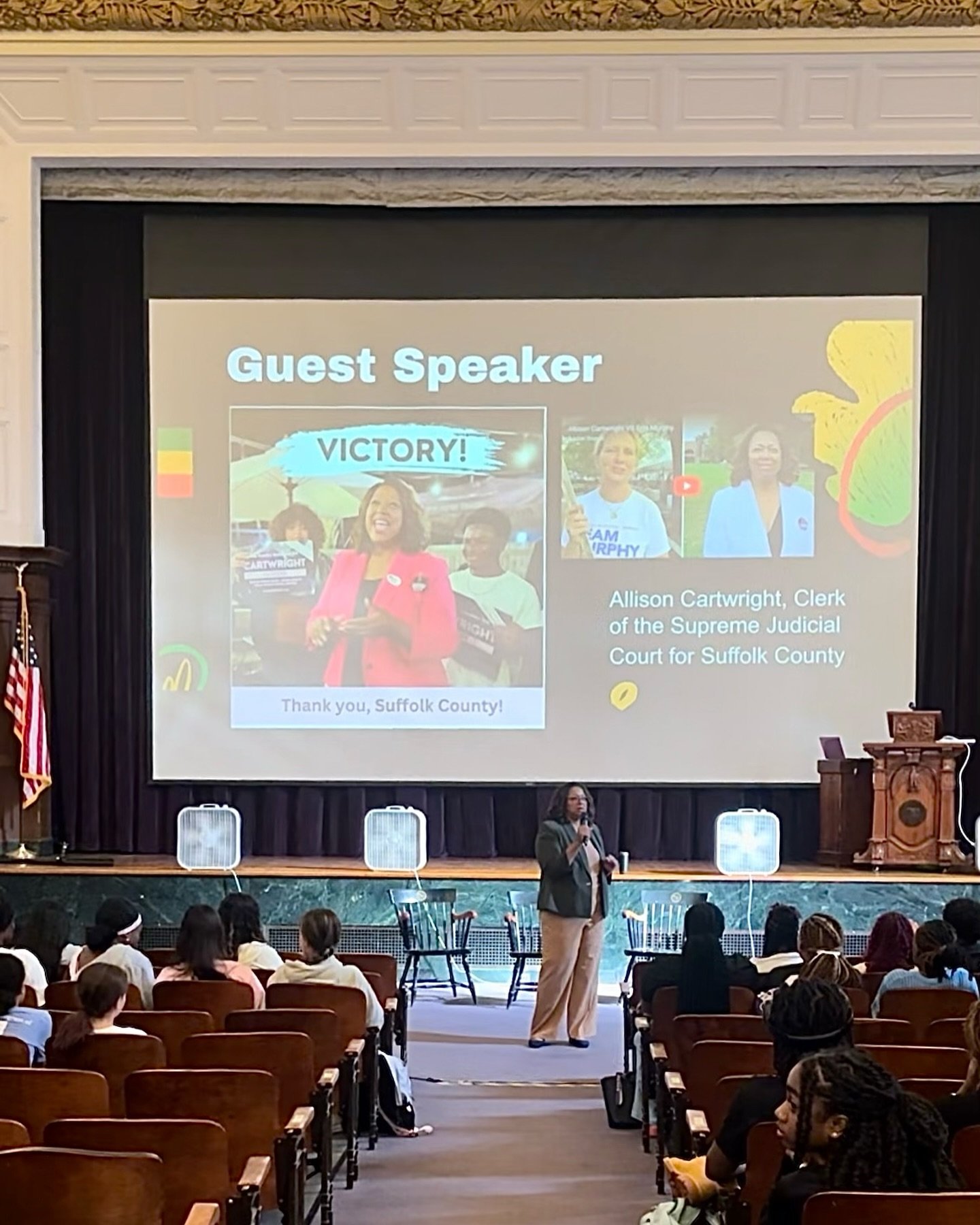 Enjoyed speaking with and answering questions from scholars at The Boston Latin School this afternoon.&nbsp;&nbsp;Our future is bright and promising! #mapoli #bospoli