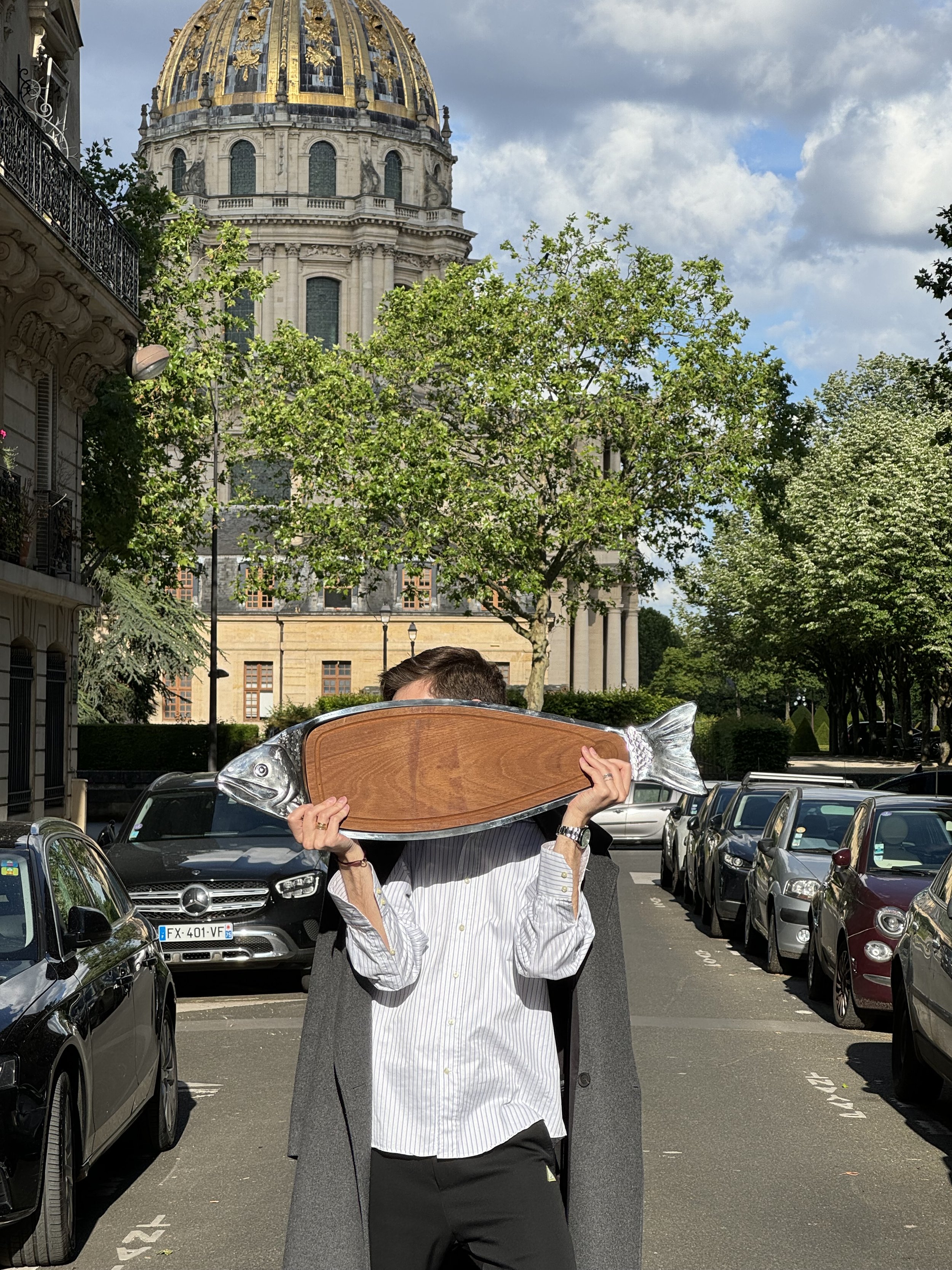 Plat poisson et planche XXL vintage
