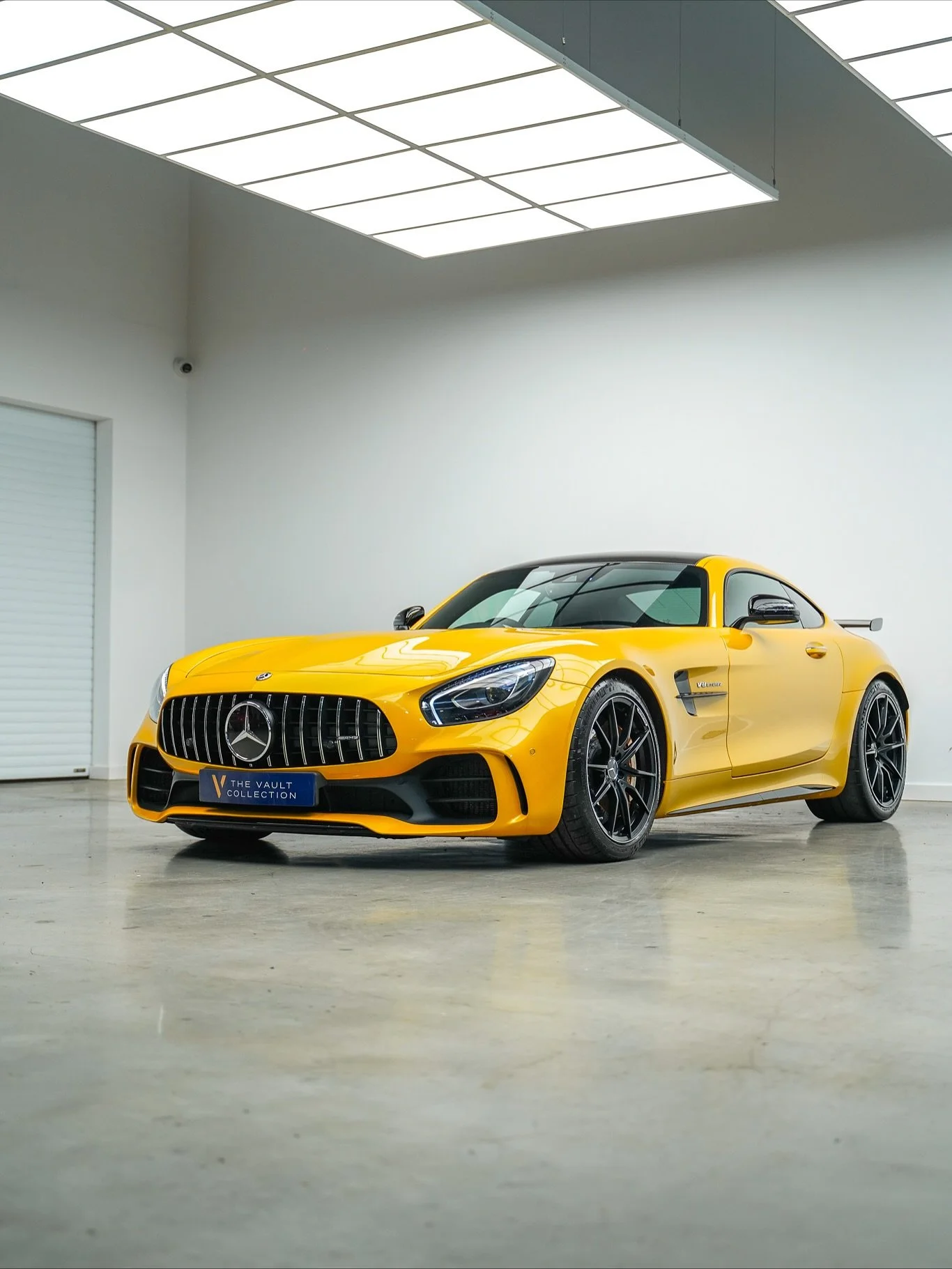 Here at The Vault Collection we are proud to offer this 2018 AMG GT-R, in exceptional condition with just 21000 miles covered from new! 
This particular vehicle is finished in the very rare Solarbeam Yellow, with extensive factory options. 
Check out