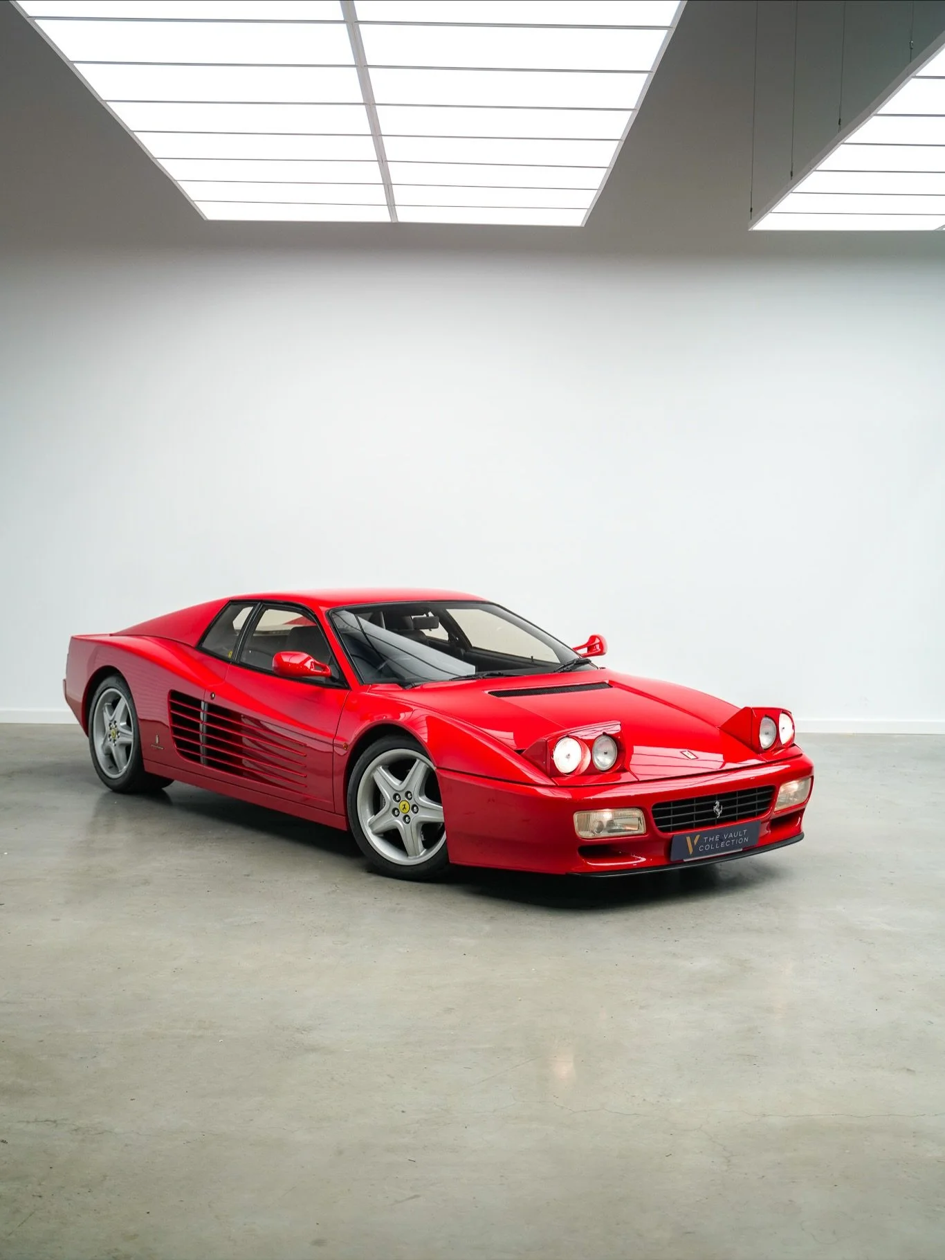 1992 Ferrari Testarossa 512 now available here at The Vault Collection! Finished in Rosso Corsa, this 1992 Ferrari 512 TR is offered in fantastic condition with just 27,500 miles covered from new. For more information check out our website with the l
