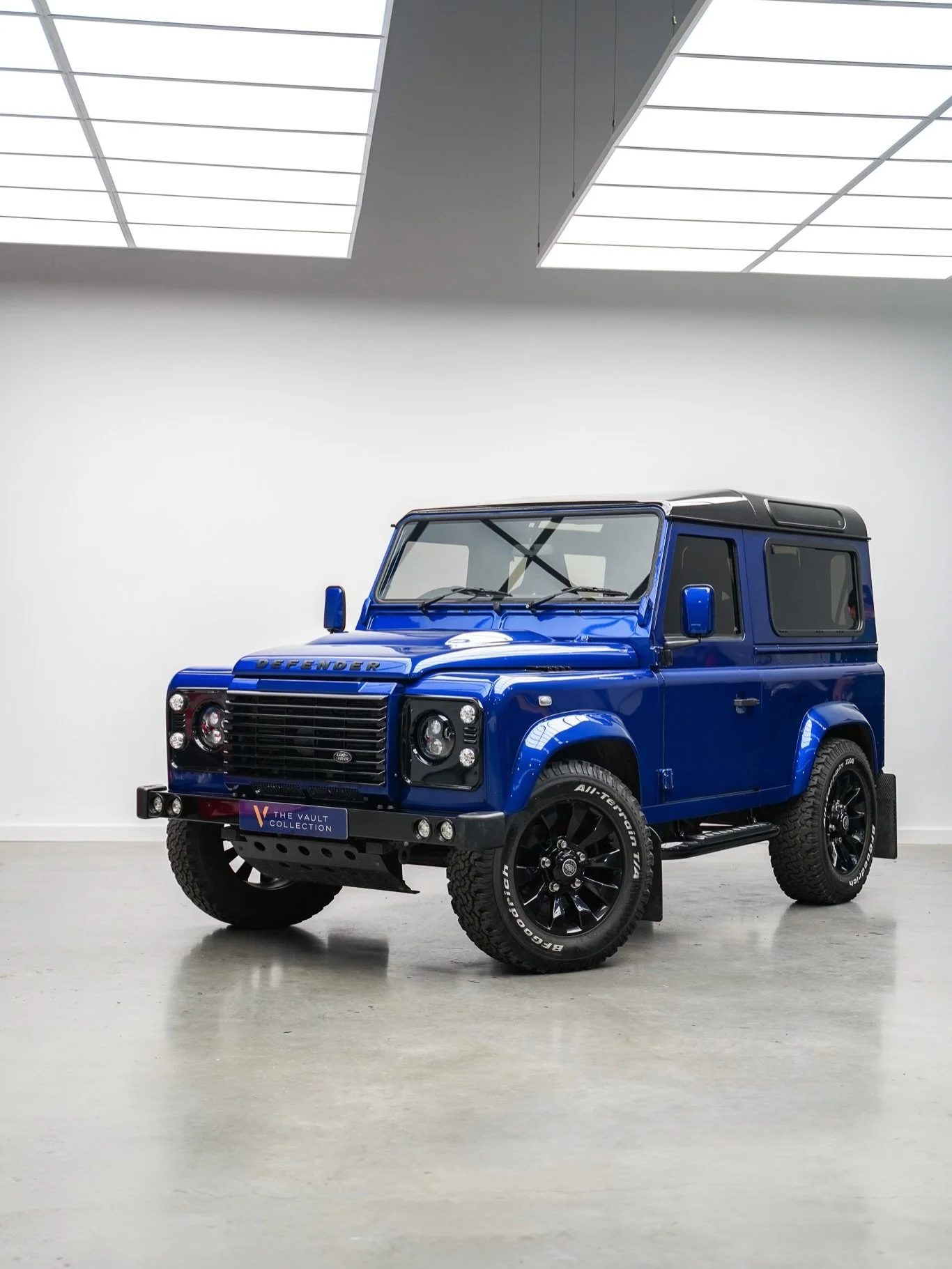 Finished in Estoril Blue, this &ldquo;Urban Truck&rdquo; Land Rover Defender 90 is offered in fantastic condition with just 16,500 miles covered from new!

For more detail please visit our website with the link in the description.