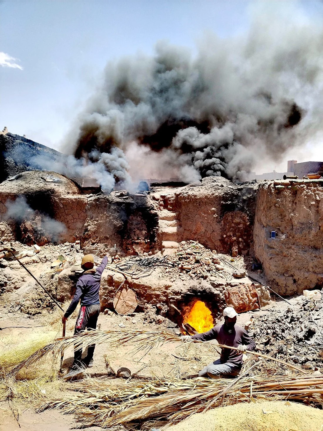 Tamegroute pottery kiln