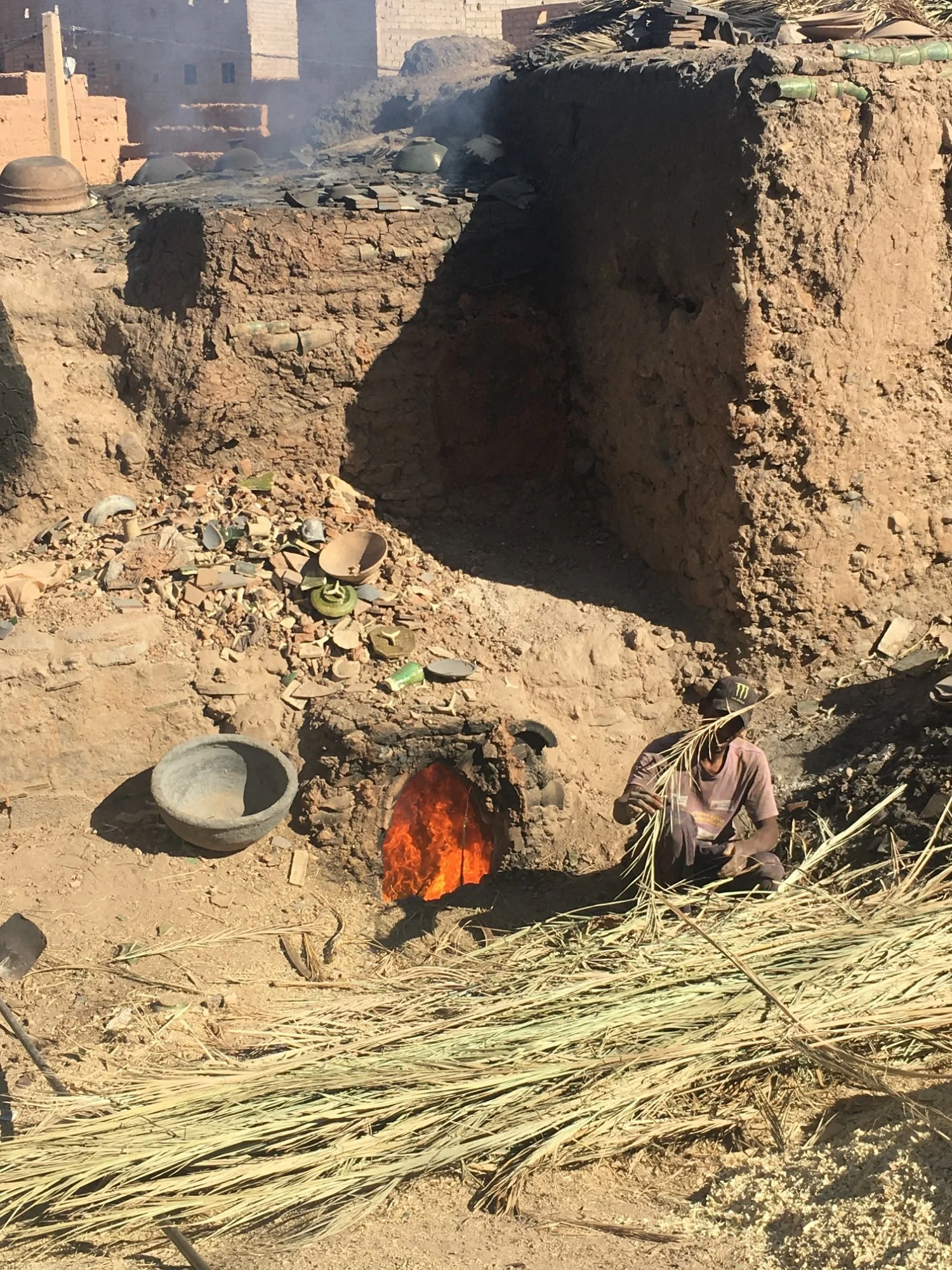 Tamegroute underground firing kilns