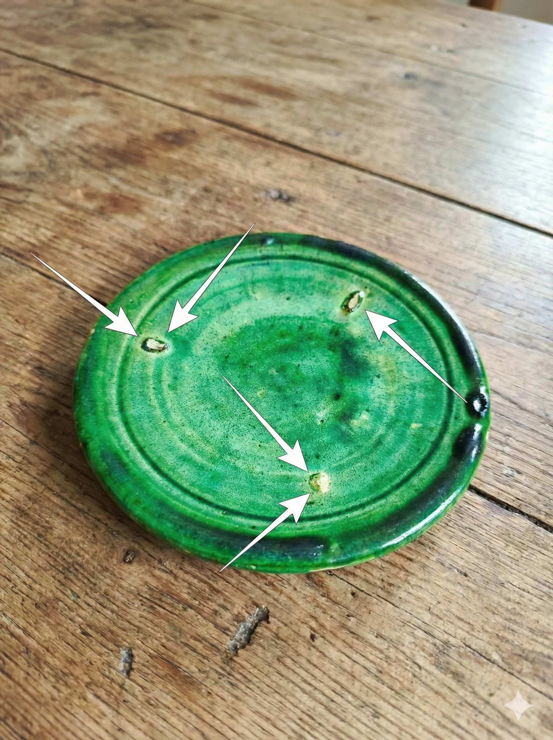 Tamegroute 3 scars, easiest way to detect authentic Tamegroute pottery