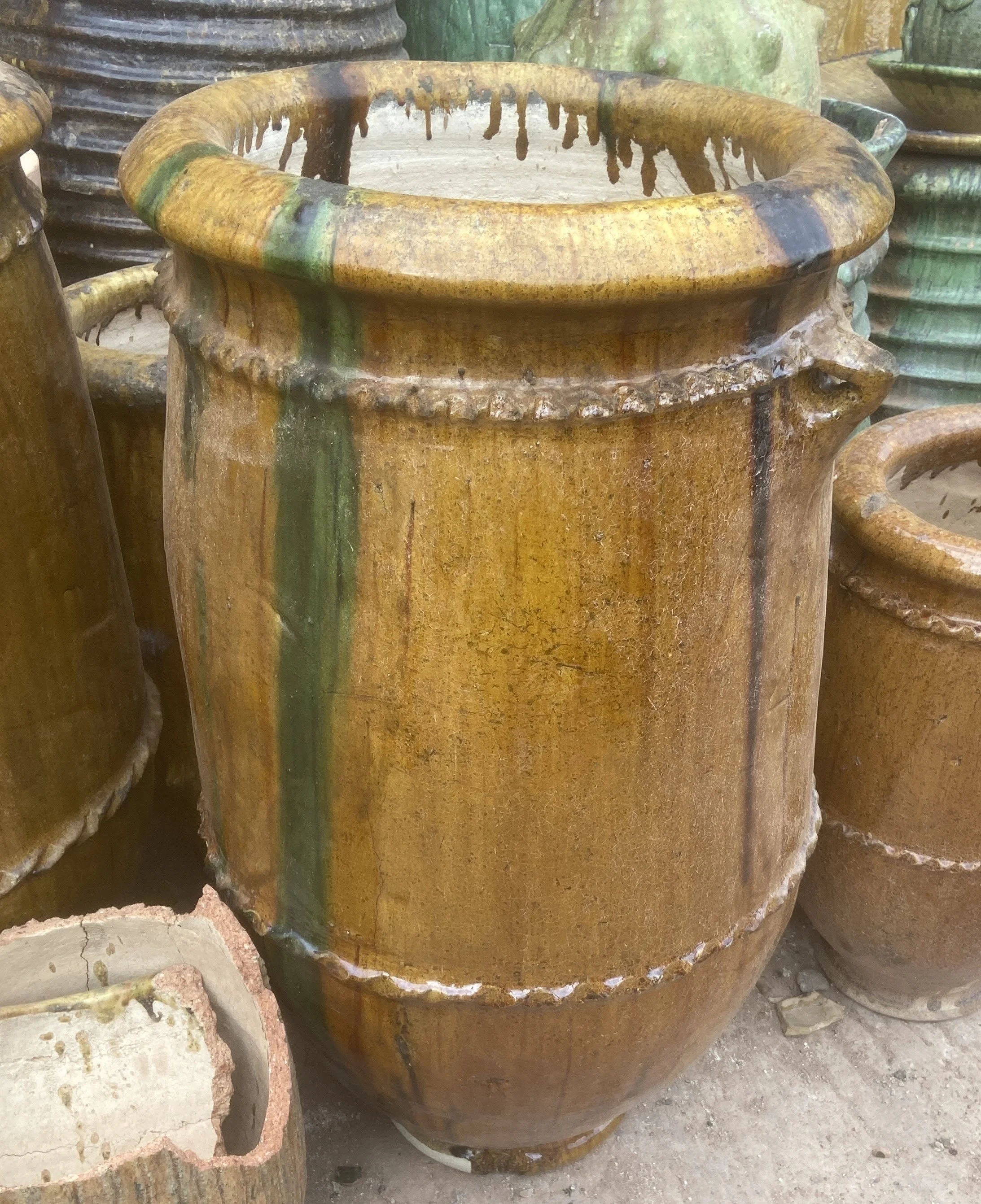 Authentic tamegroute glaze