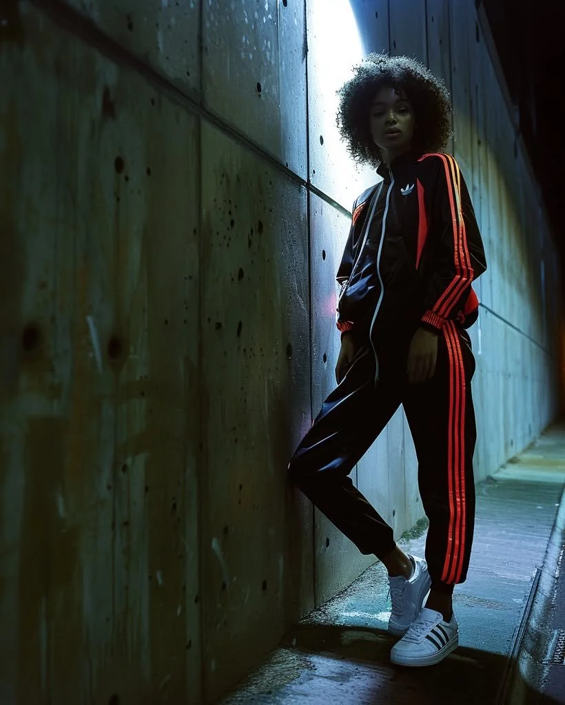 ✨ Retro Sporty Chic is back ✨

Think 70s tracksuits, classic sneakers, and effortless vintage cool. What started as athletic wear is now dominating fashion weeks, vintage markets, and street style in 2025.

From Adidas stripes to jewel-tone velvets, 
