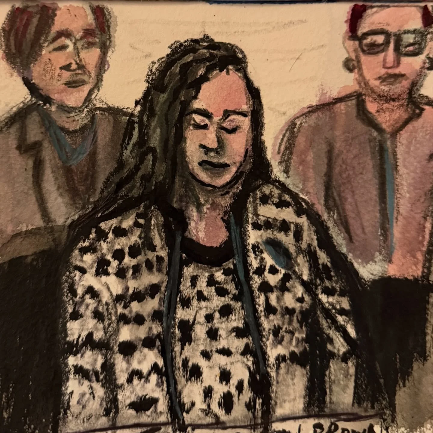 Sketches from the Ryan Schwank, ICE whistleblower testimony.

Ink and watercolor pencil on cold pressed watercolor paper.

#brooklynart #chashama #fuckice #inksketches #nycartist